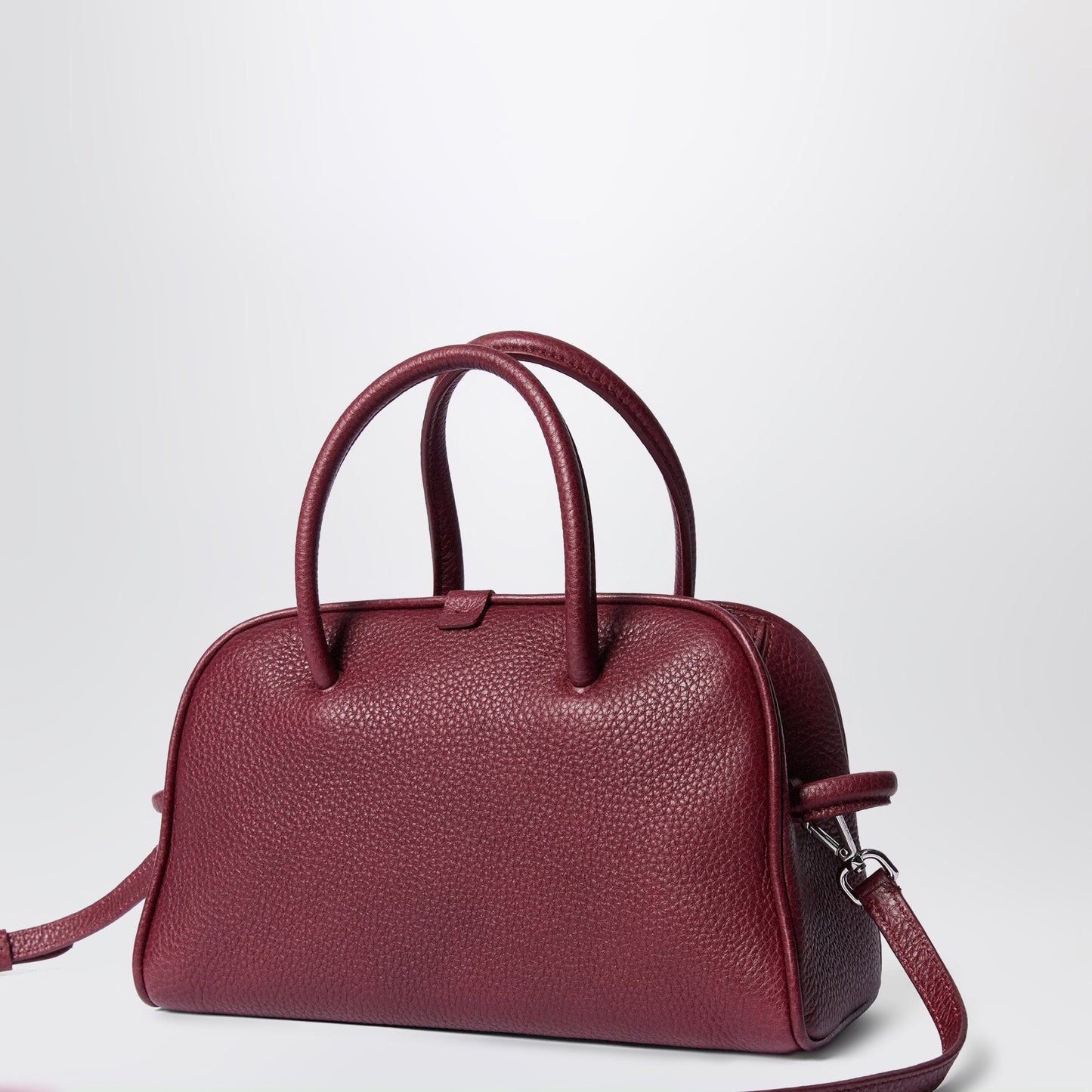 Jacquemus Small Turismo Bag In Leather, Burgundy Women JACQUEMUS