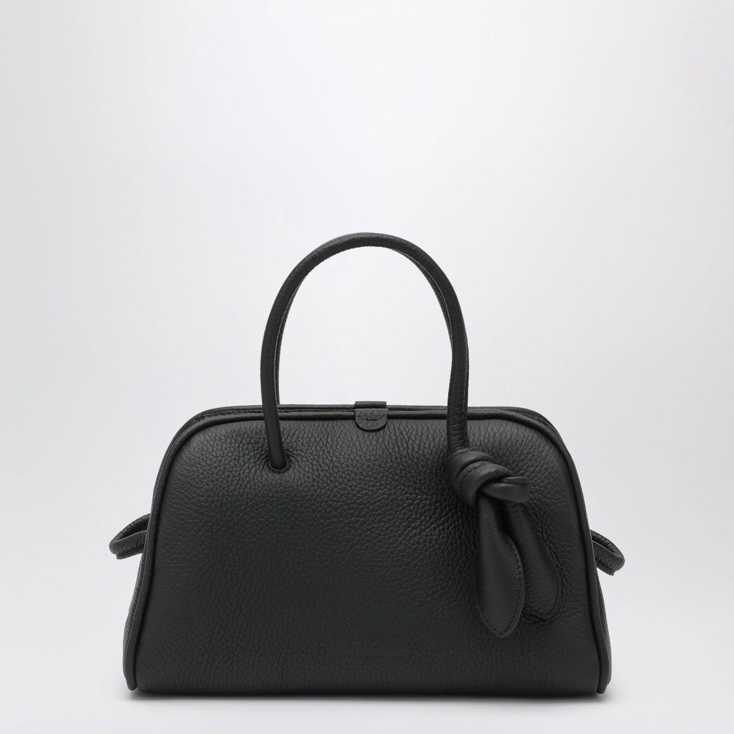 Jacquemus Small Turismo Bag In Black Leather Women JACQUEMUS