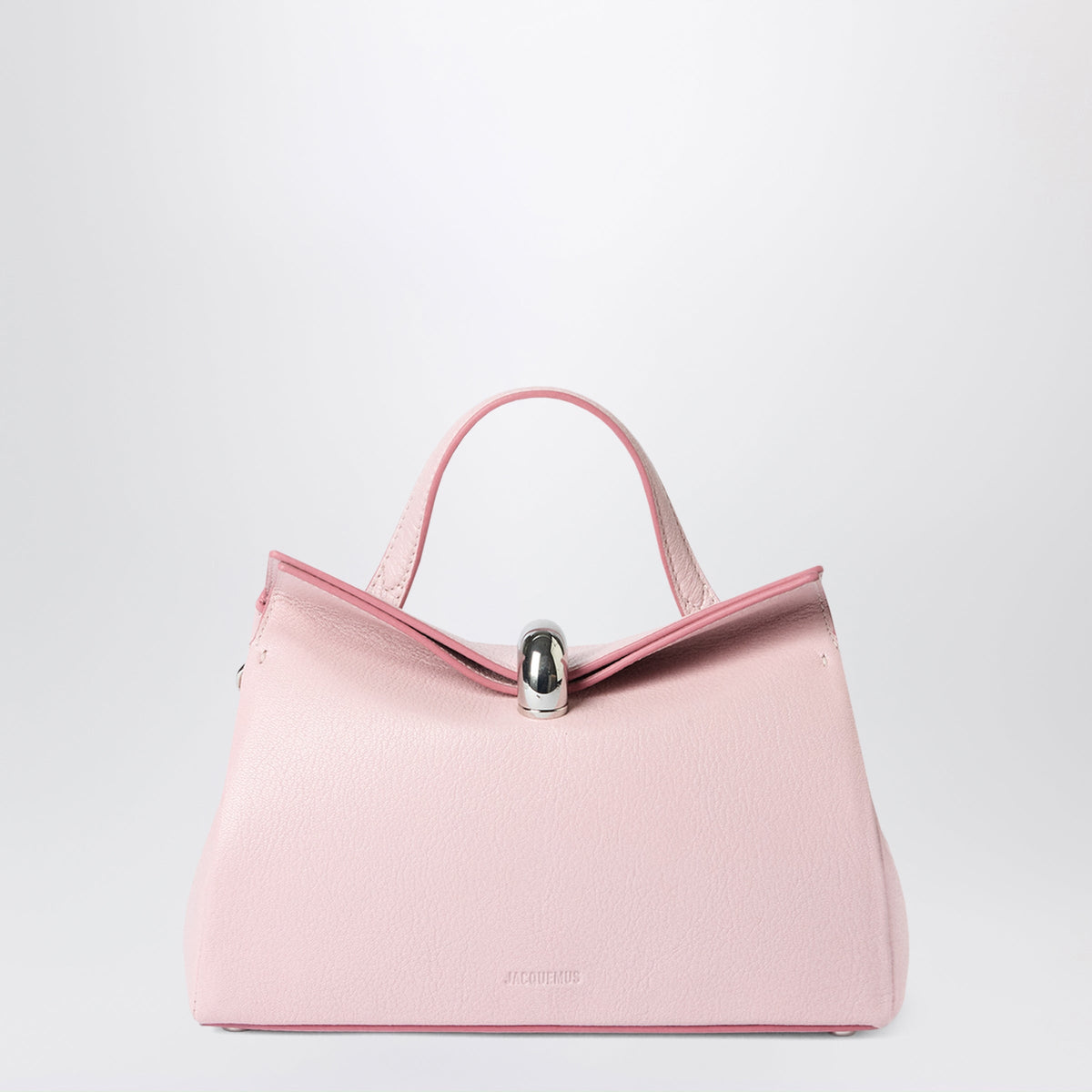 Jacquemus Le Petit Valerie Handbag In Leather, Pale Pink Women JACQUEMUS