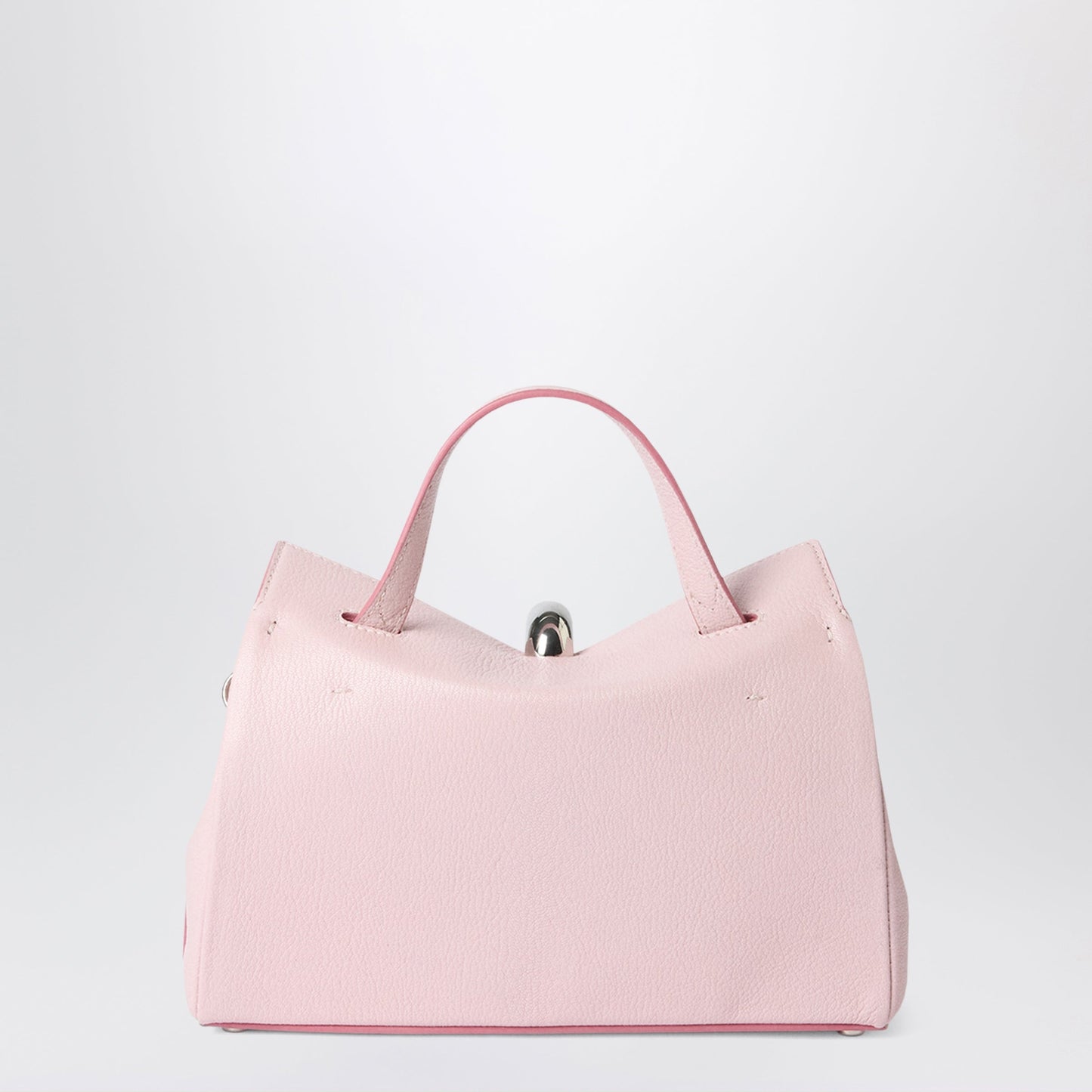 Jacquemus Le Petit Valerie Handbag In Leather, Pale Pink Women JACQUEMUS
