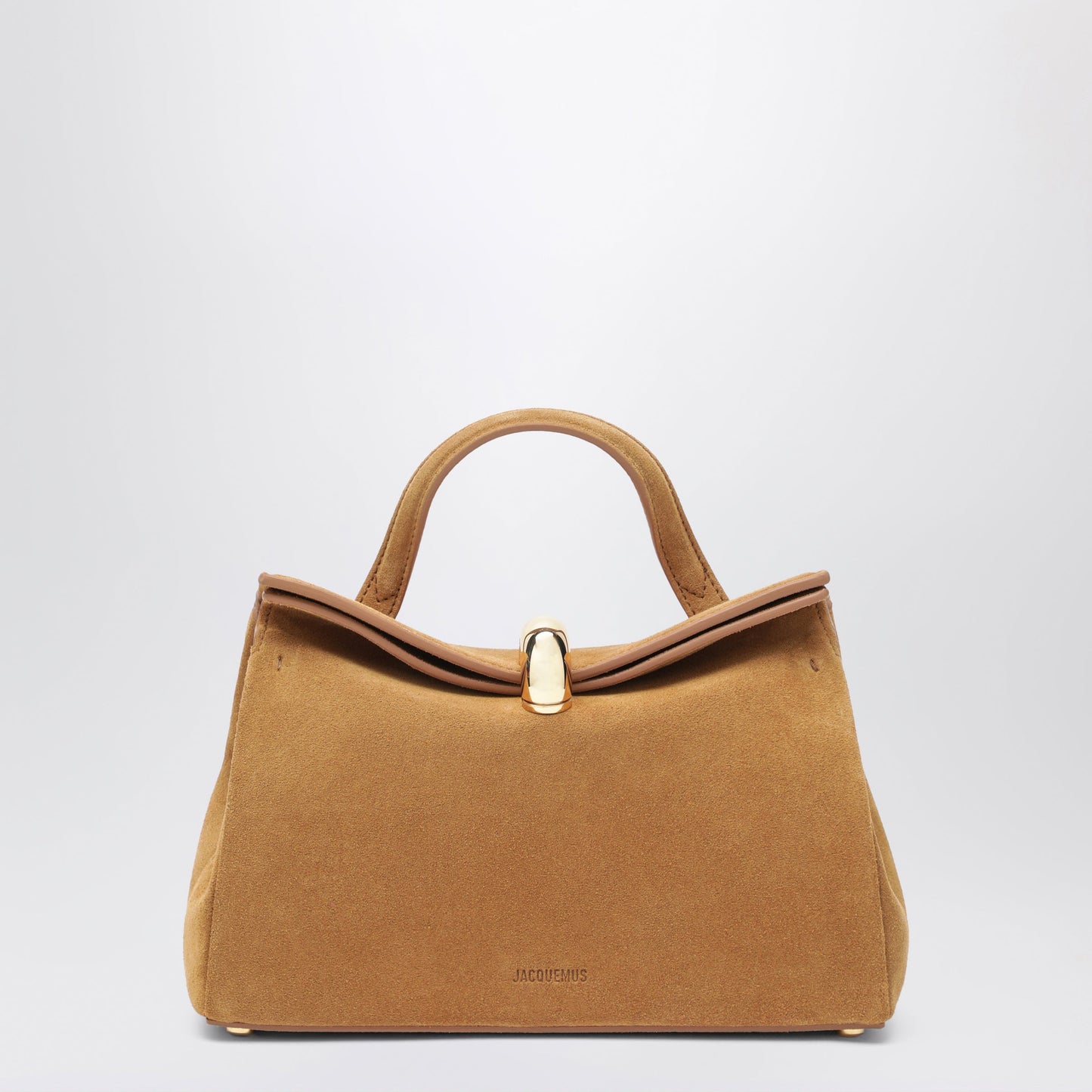 Jacquemus Handbag Le Petit Valerie In Camel Suede Calf Leather Women JACQUEMUS