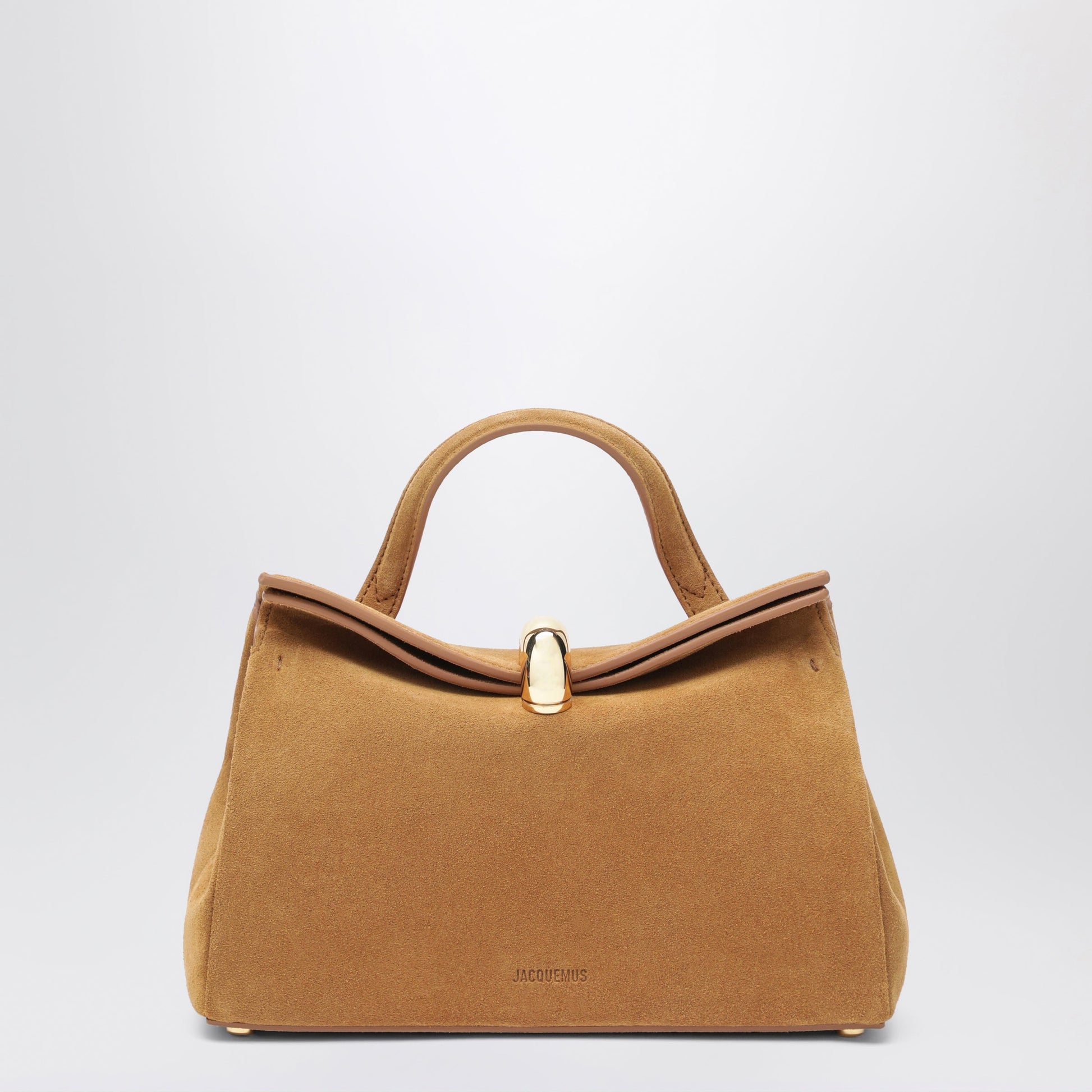 Jacquemus Handbag Le Petit Valerie In Camel Suede Calf Leather Women JACQUEMUS