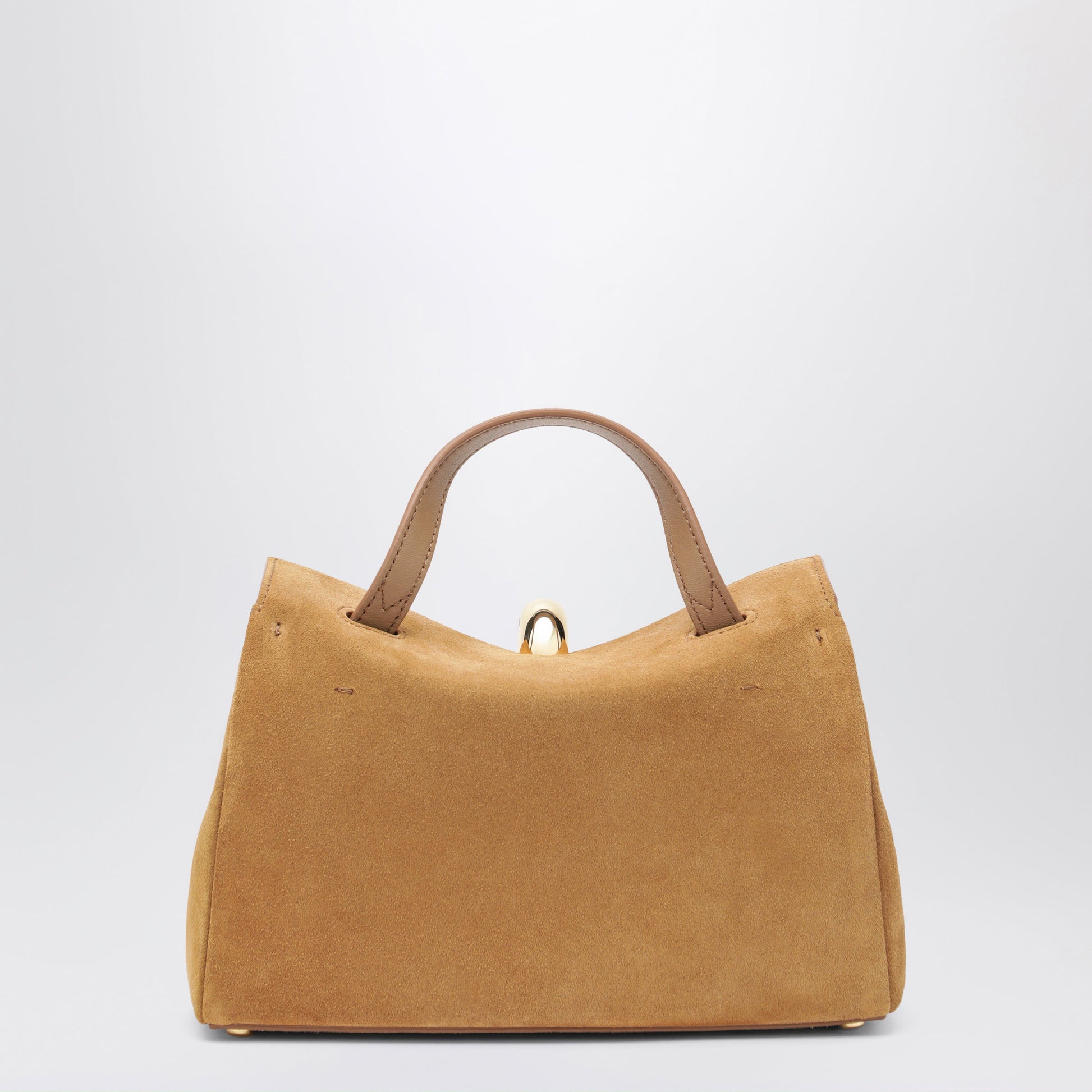 Jacquemus Handbag Le Petit Valerie In Camel Suede Calf Leather Women JACQUEMUS