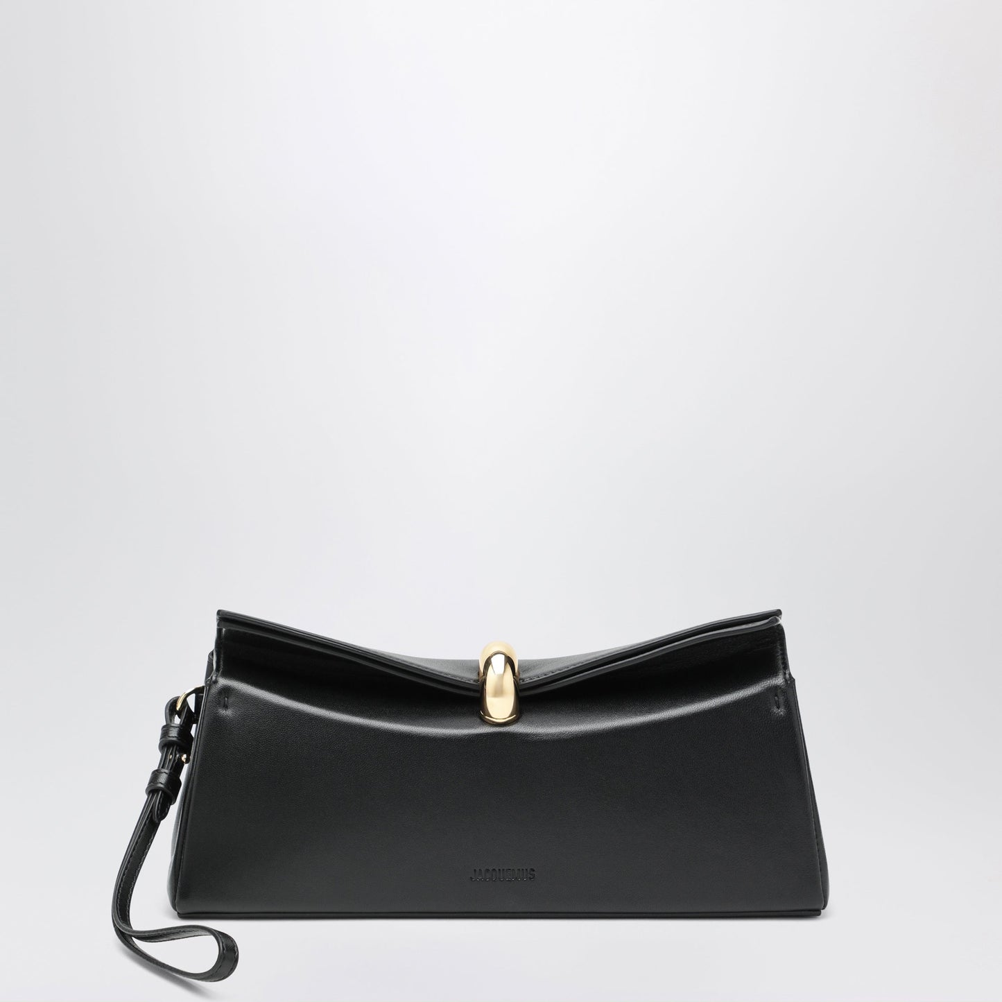 Jacquemus Valerie Clutch Aus Schwarzem Leder Women JACQUEMUS