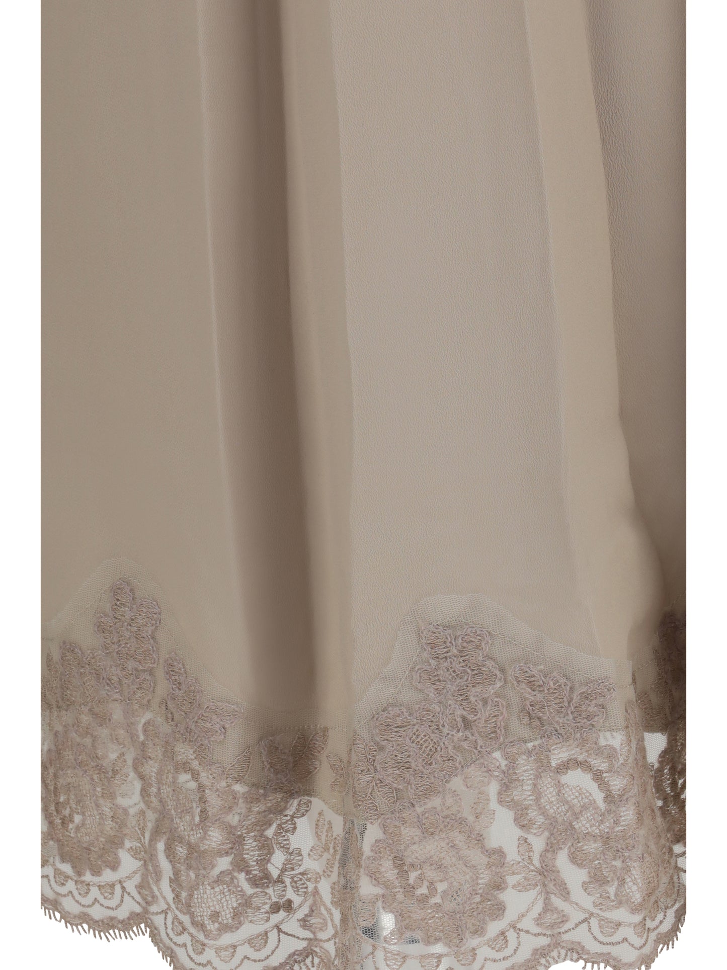 P.A.R.O.S.H. Women Silk Blend Midi Skirt With Lace Hem P.A.R.O.S.H.