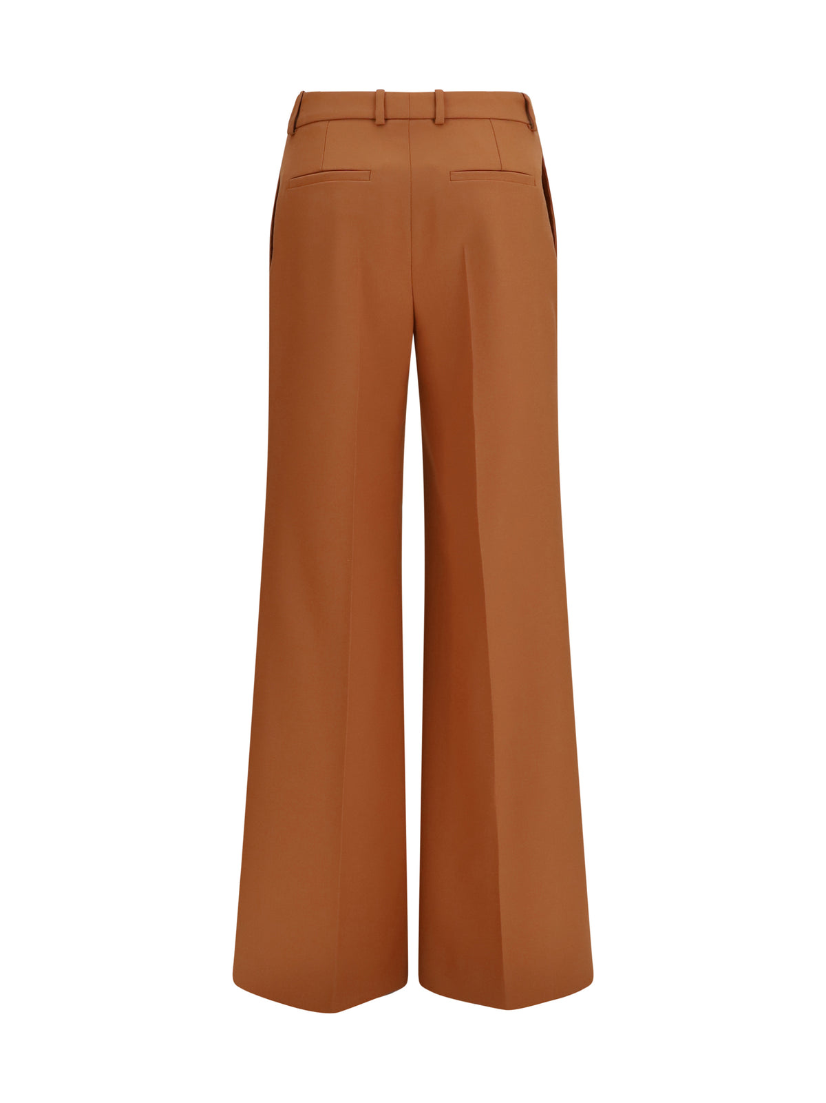 Chloé Women High-Waisted Flared Cotton Pants CHLOE