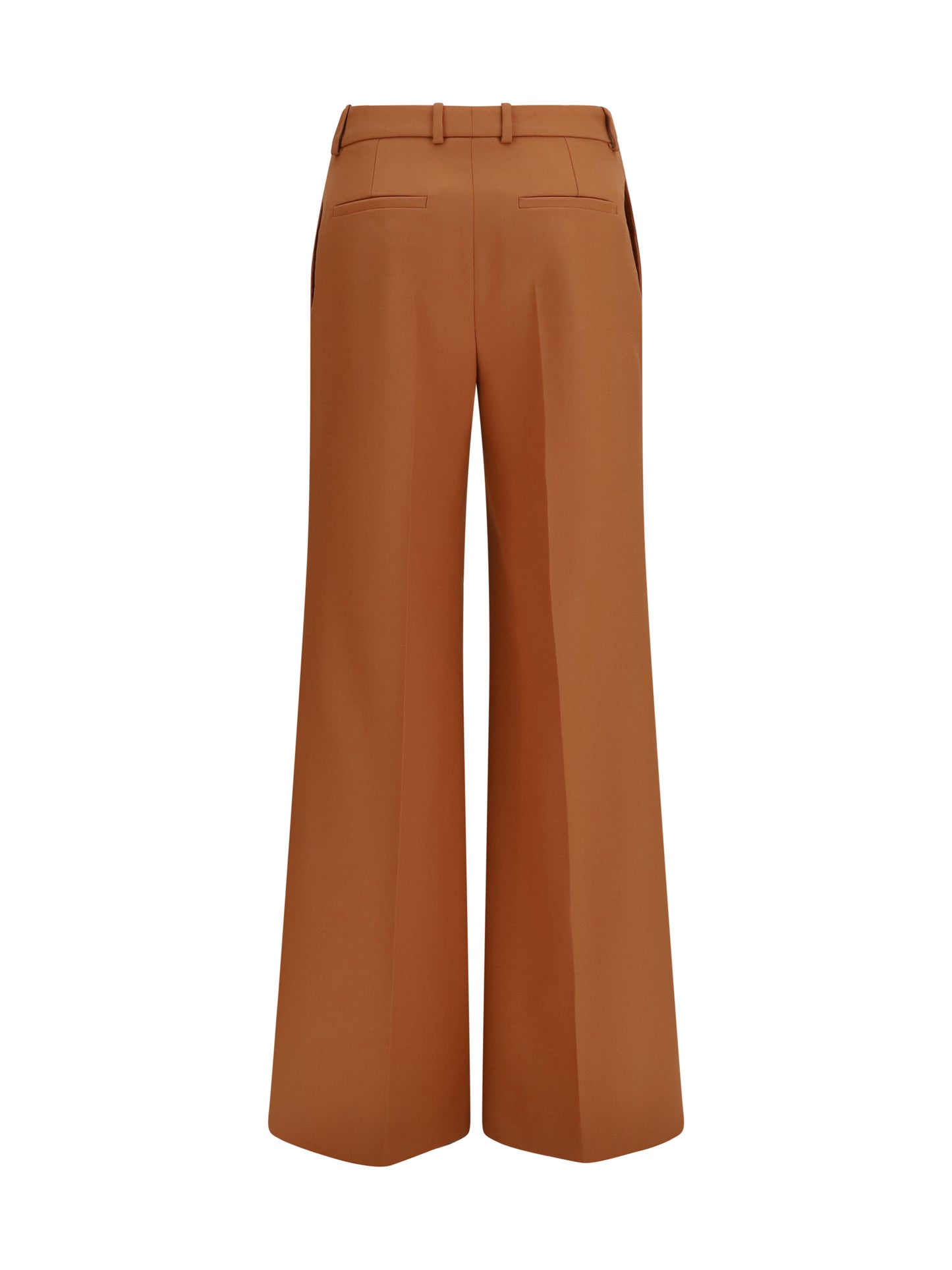 Chloé Women High-Waisted Flared Cotton Pants CHLOE