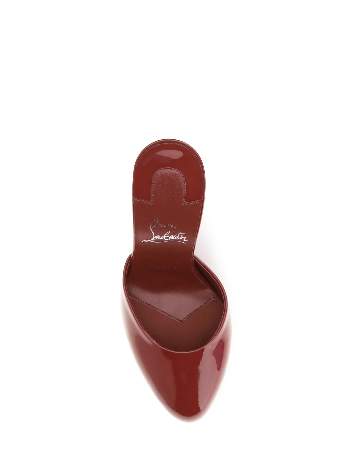 Christian Louboutin Women Dolly Patent Leather Mules CHRISTIAN LOUBOUTIN