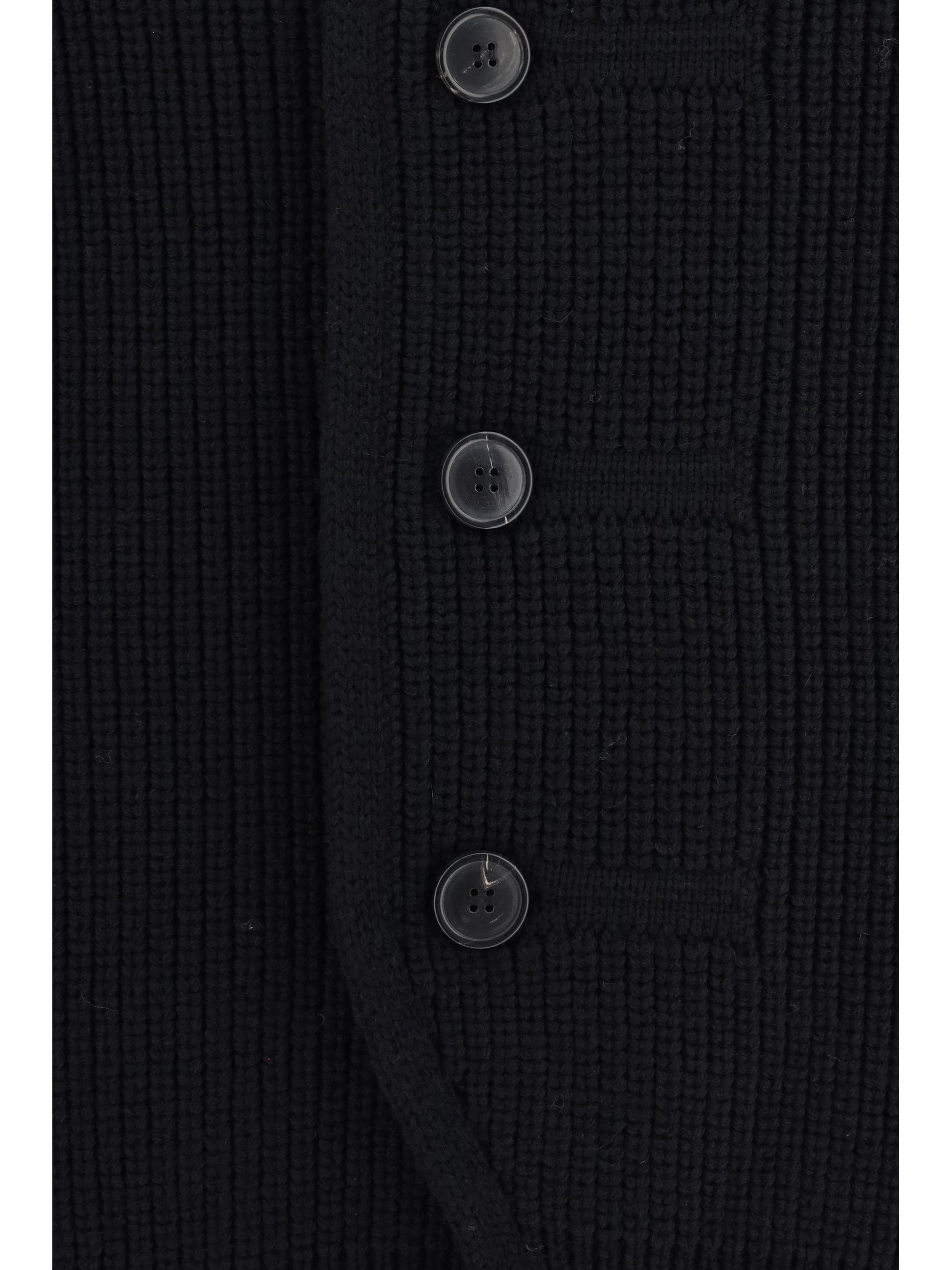 Dries Van Noten Men Buttoned High-Neck Cardigan DRIES VAN NOTEN