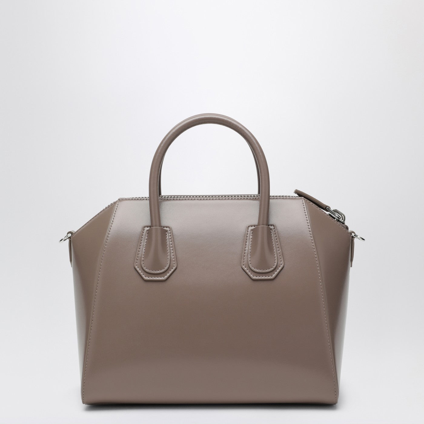 Givenchy Small Antigona Bag In Taupe Leather Women GIVENCHY
