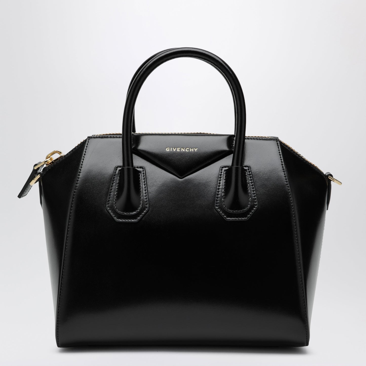 Givenchy Small Black Antigona Bag In Leather Women GIVENCHY