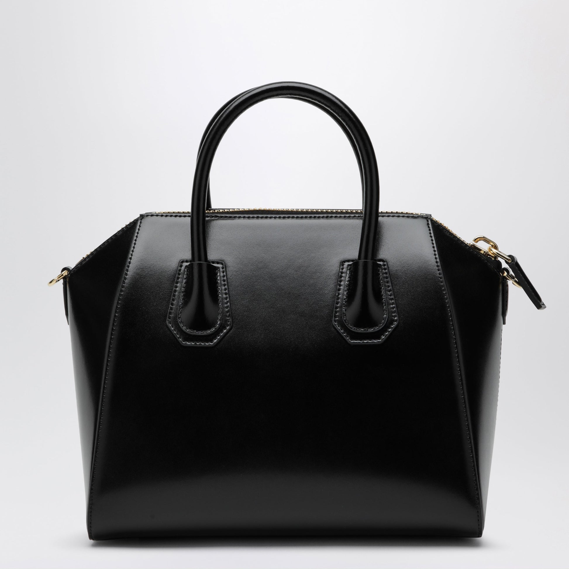 Givenchy Small Black Antigona Bag In Leather Women GIVENCHY