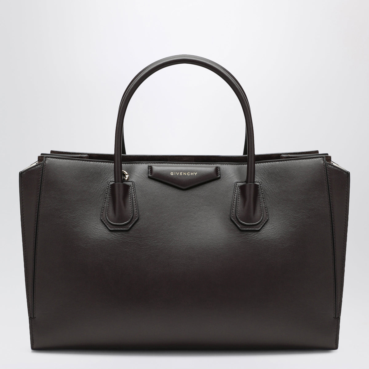 Givenchy Antigona Catchall Medium Brown Leather Bag Women GIVENCHY