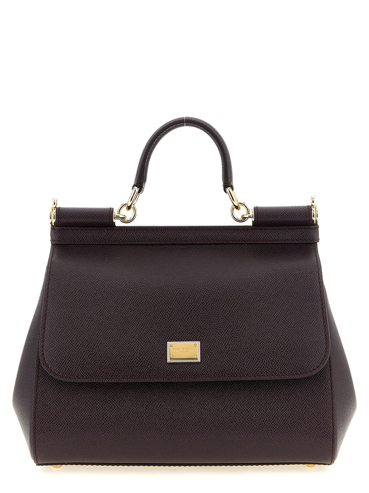 Dolce & Gabbana Women 'Sicily Grande' Dauphine Leather Handbag DOLCE & GABBANA