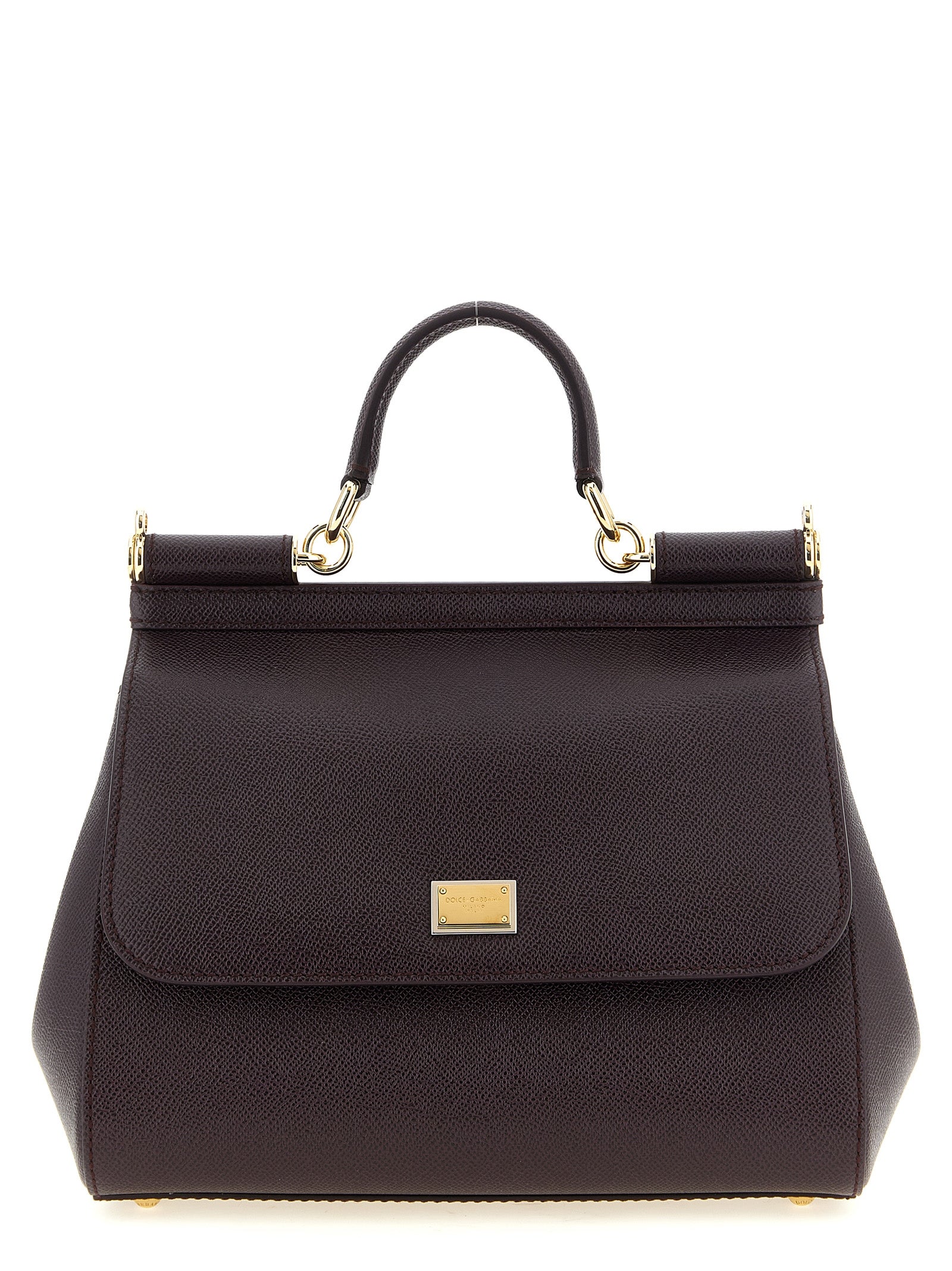 Dolce & Gabbana Women 'Sicily Grande' Dauphine Leather Handbag DOLCE & GABBANA