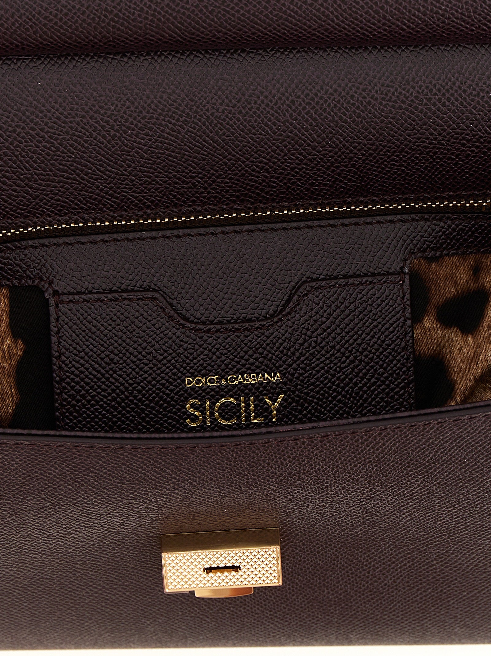 Dolce & Gabbana Women 'Sicily Grande' Dauphine Leather Handbag DOLCE & GABBANA