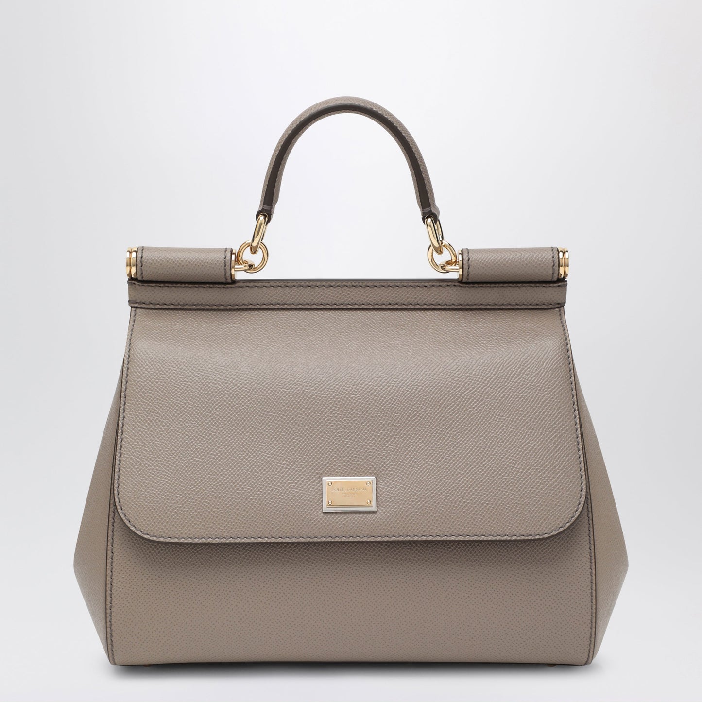 Dolce&Gabbana Large Mud Colour Sicily Hand Bag Women DOLCE & GABBANA