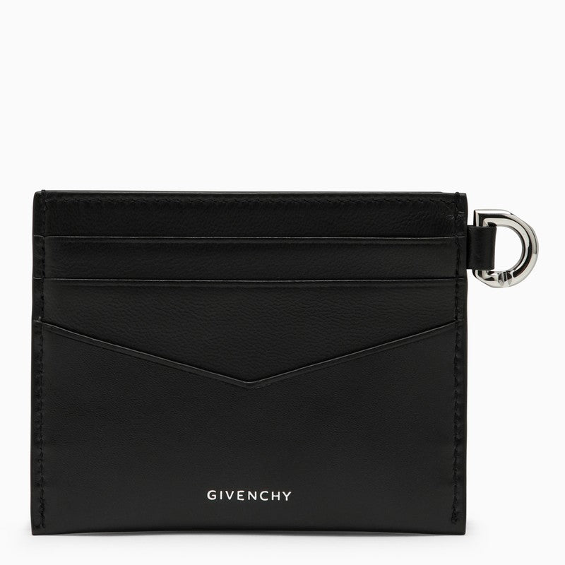 Givenchy 4G Black Leather Card Holder Women