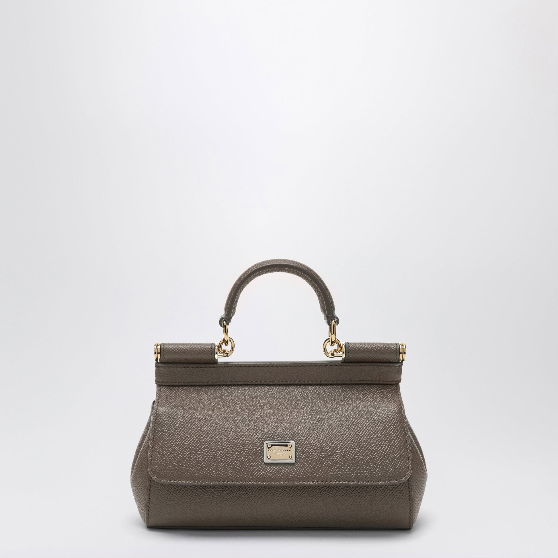 Dolce&Gabbana Small Sicily Handbag In Mud Brown Women DOLCE & GABBANA