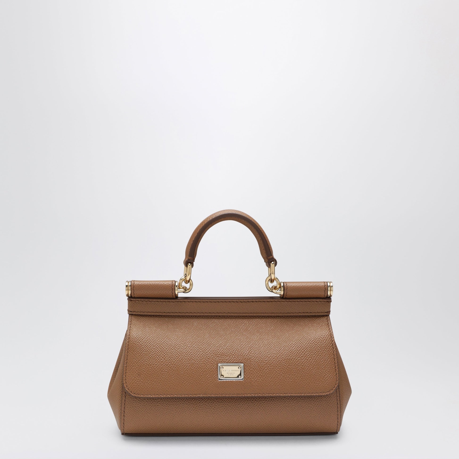 Dolce&Gabbana Small Sicily Handbag In Caramel Women DOLCE & GABBANA