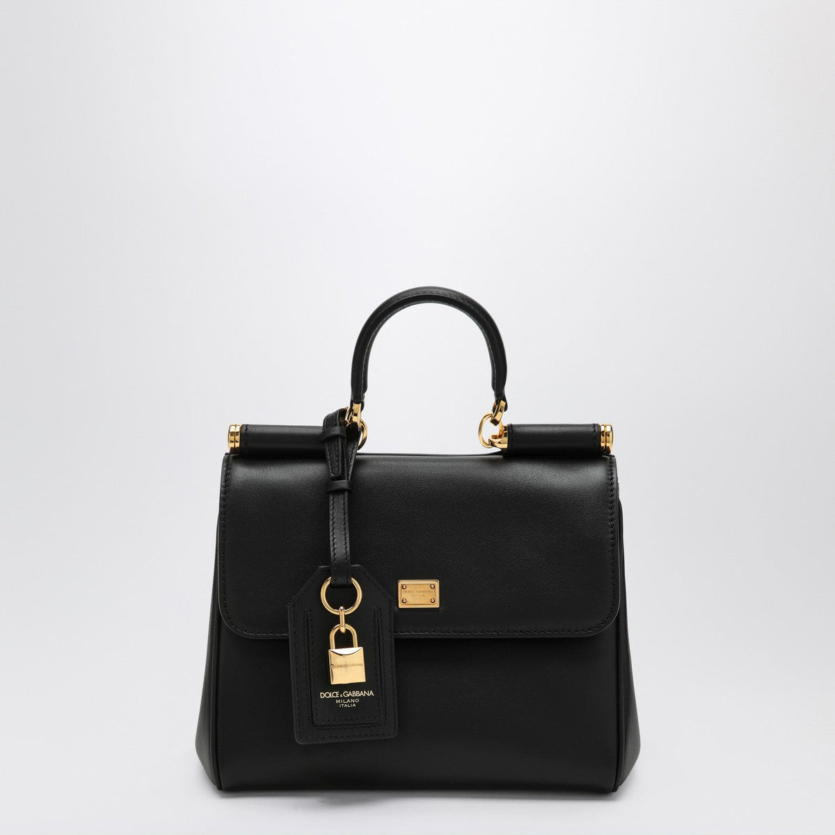 Dolce&Gabbana Shoulder Bag My Sicily In Black Leather Women DOLCE & GABBANA