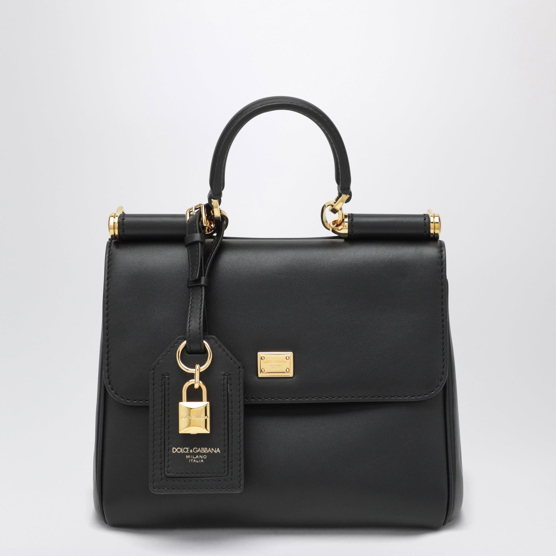 Dolce&Gabbana Shoulder Bag My Sicily In Black Leather Women DOLCE & GABBANA