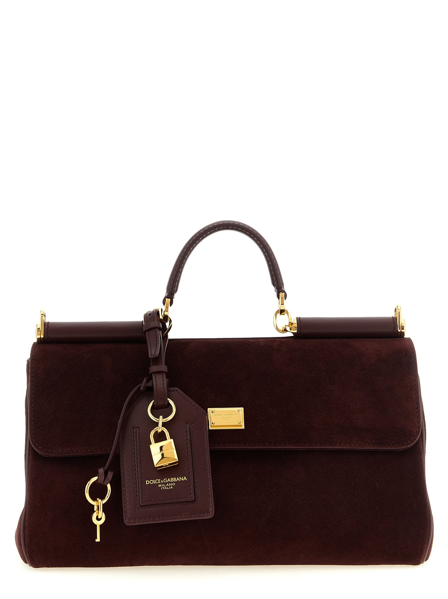 Dolce & Gabbana Women Medium Suede 'My Sicily' Handbag DOLCE & GABBANA