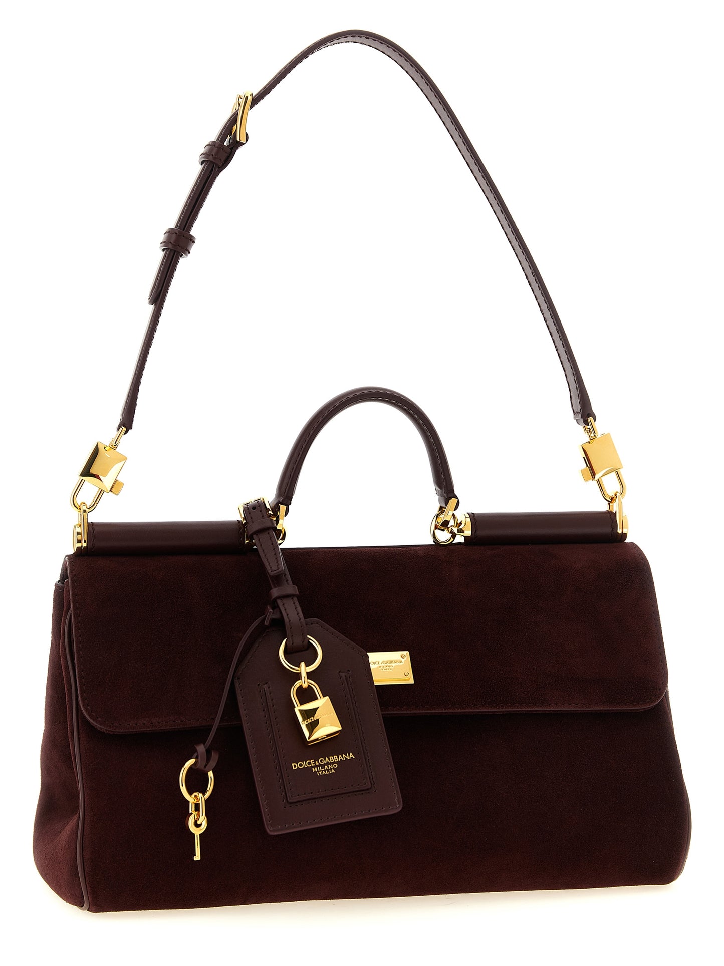 Dolce & Gabbana Women Medium Suede 'My Sicily' Handbag DOLCE & GABBANA