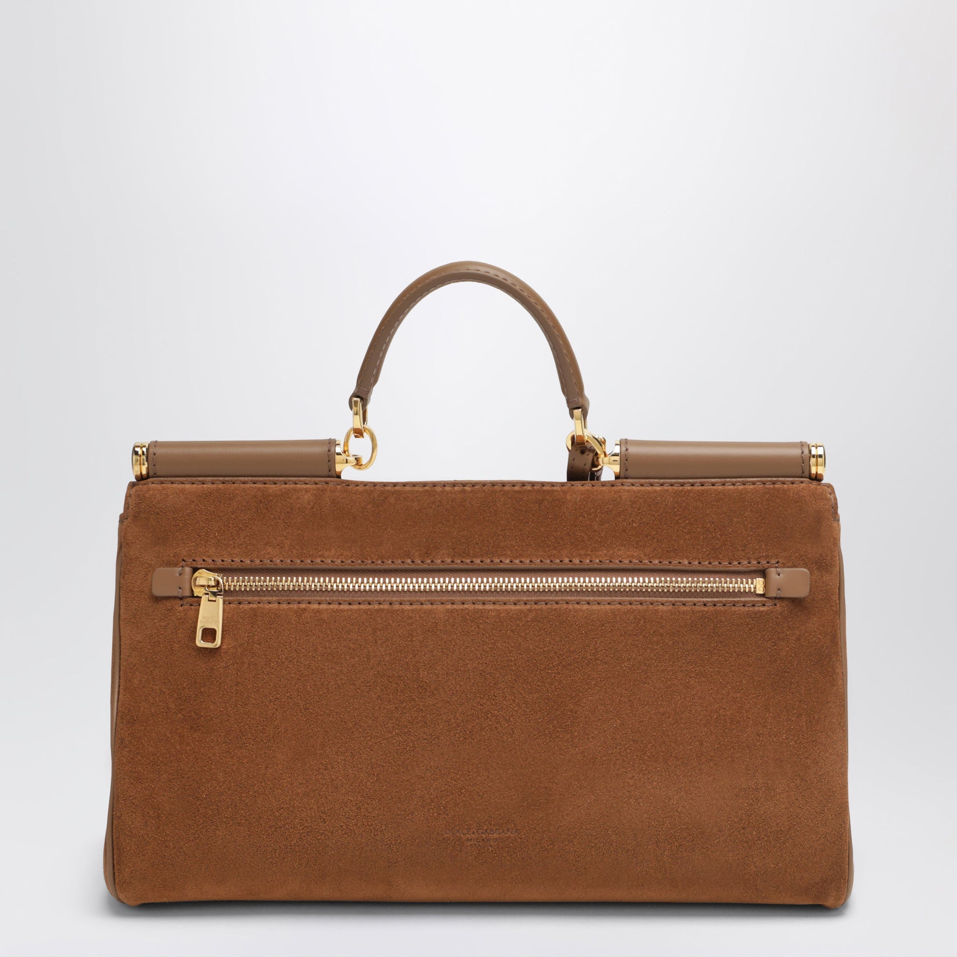 Dolce&Gabbana Medium My Sicily Bag In Camel Suede Leather Women DOLCE & GABBANA
