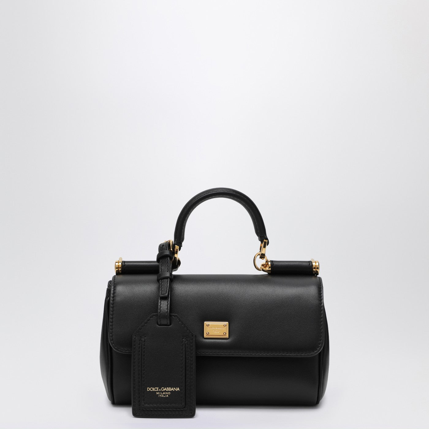 Dolce&Gabbana Mini My Sicily Handbag In Black Leather Women DOLCE & GABBANA
