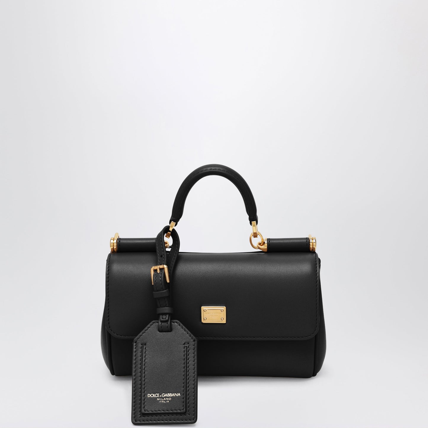 Dolce&Gabbana Mini My Sicily Handbag In Black Leather Women DOLCE & GABBANA
