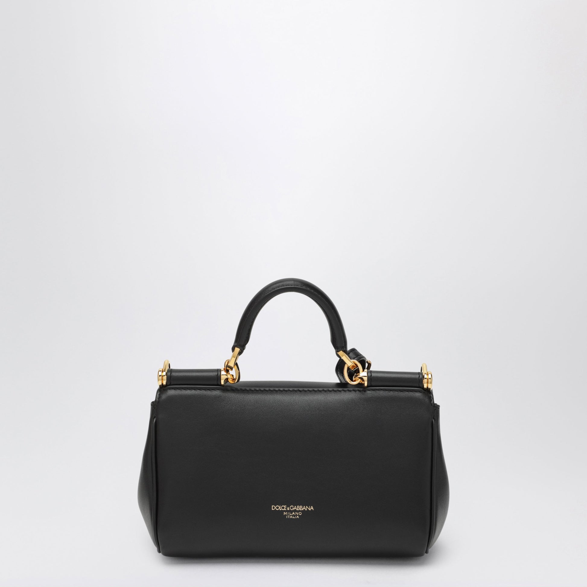 Dolce&Gabbana Mini My Sicily Handbag In Black Leather Women DOLCE & GABBANA