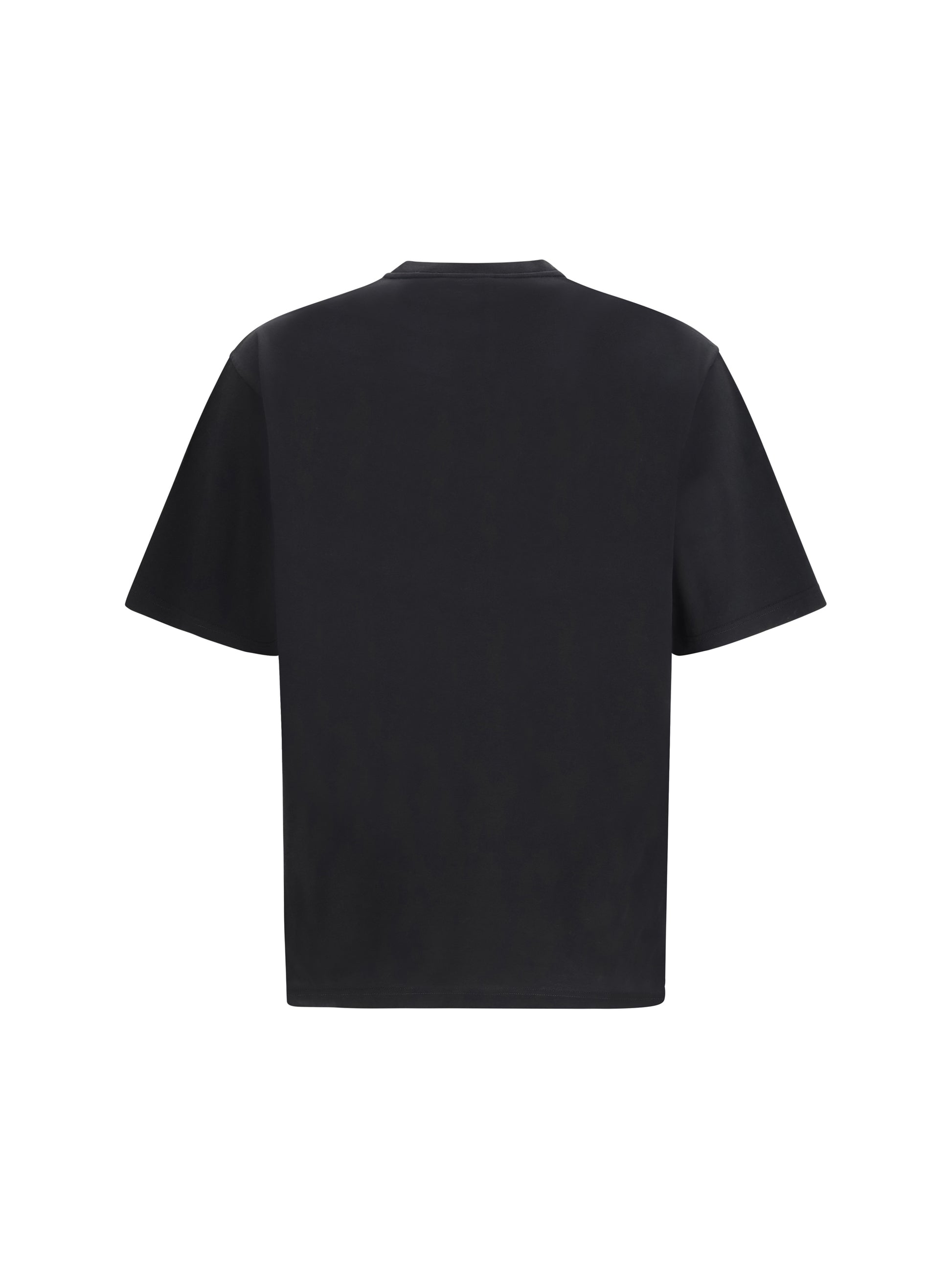 Dolce & Gabbana Men Round Neck Short Sleeve T-Shirt With D-Ring Detail DOLCE & GABBANA