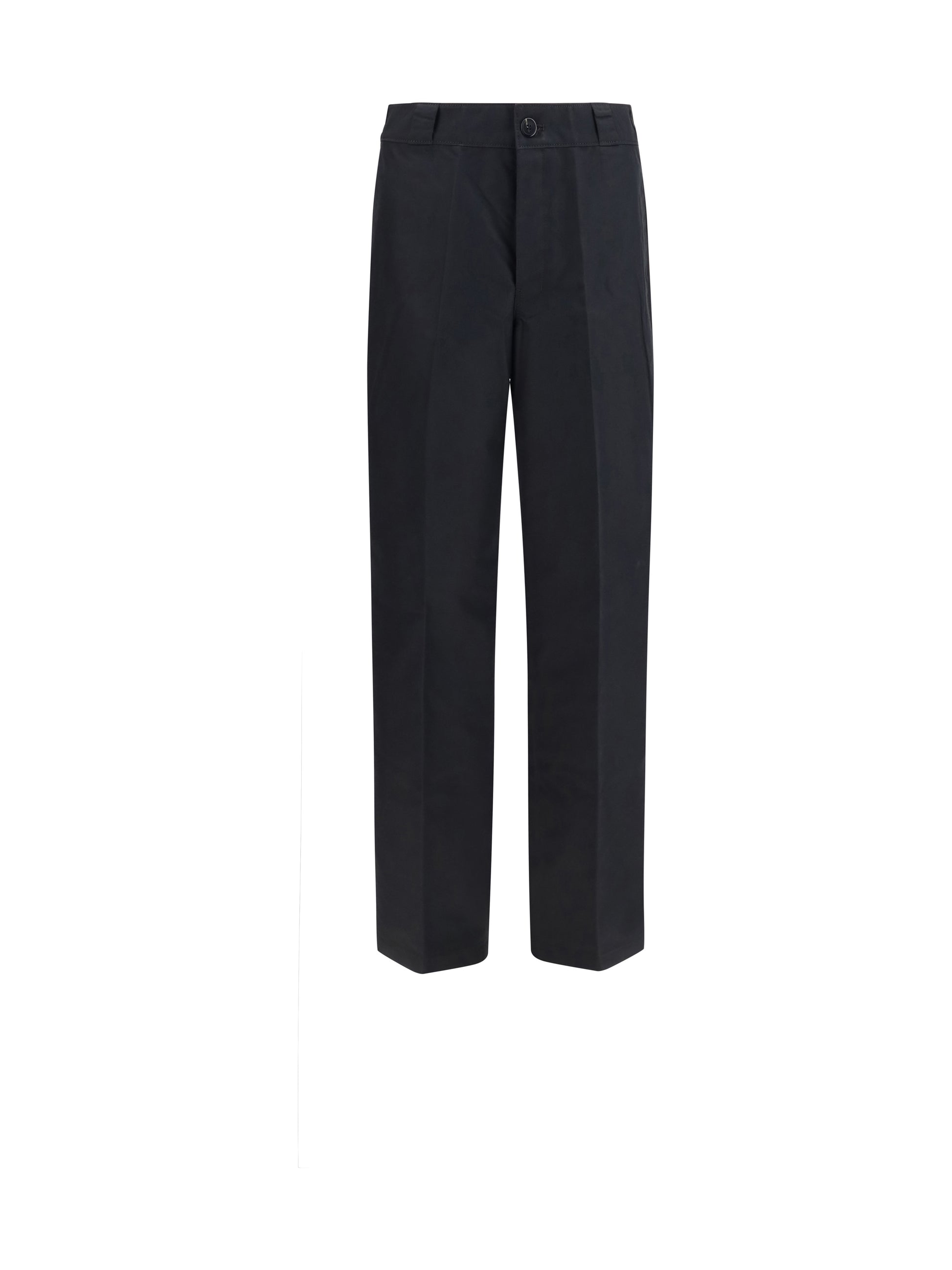 Prada Men Technical Wide-Leg Pants In Canvas PRADA