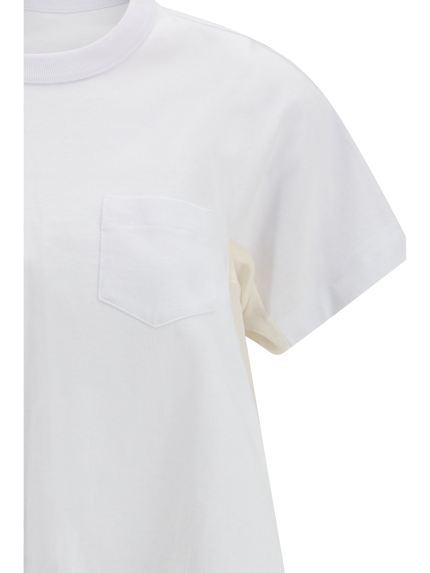 Sacai Women Pocket And Draped T-Shirt SACAI