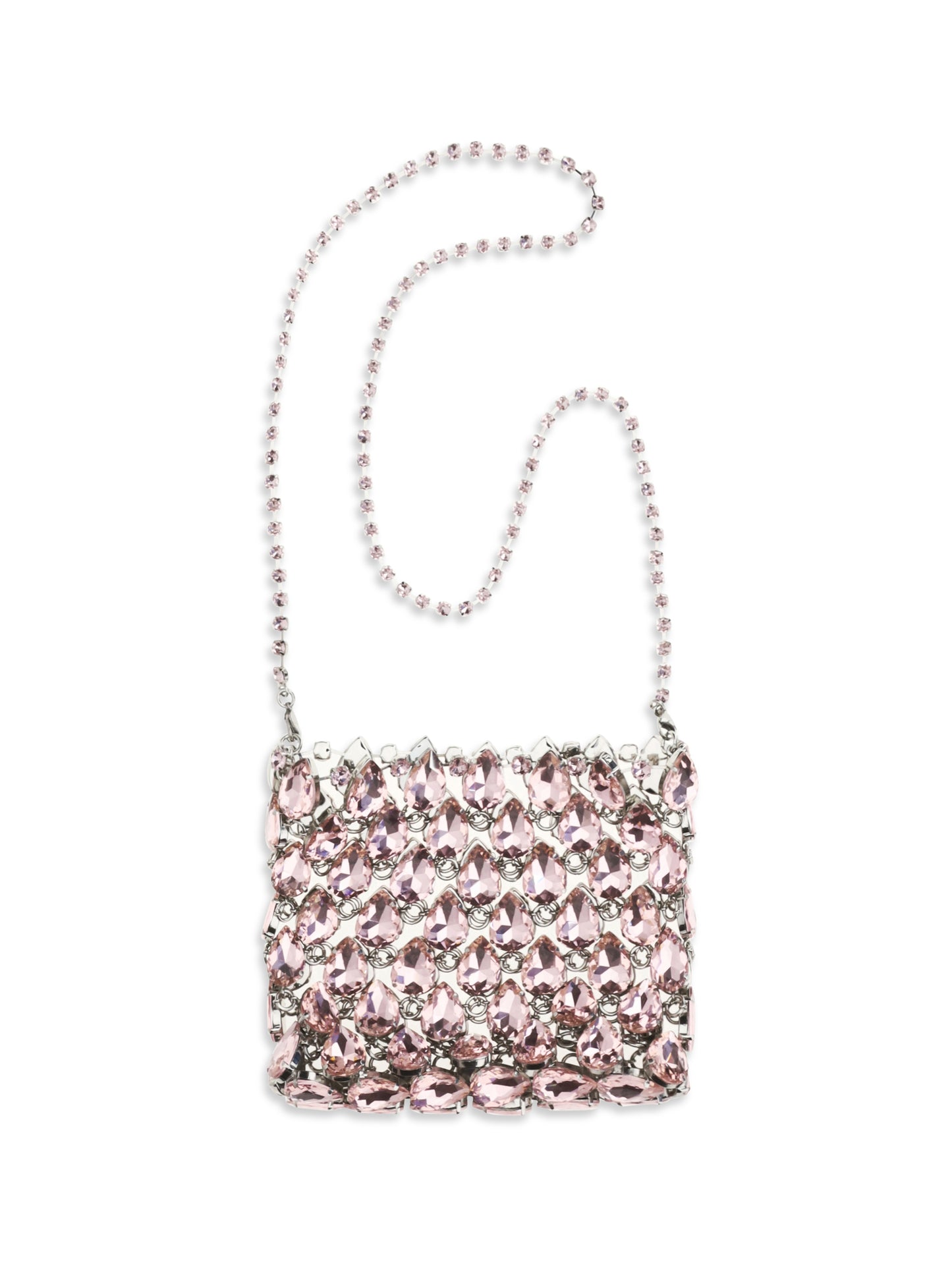 Self-Portrait Women Crystal Mesh Pouch SELF-PORTRAIT