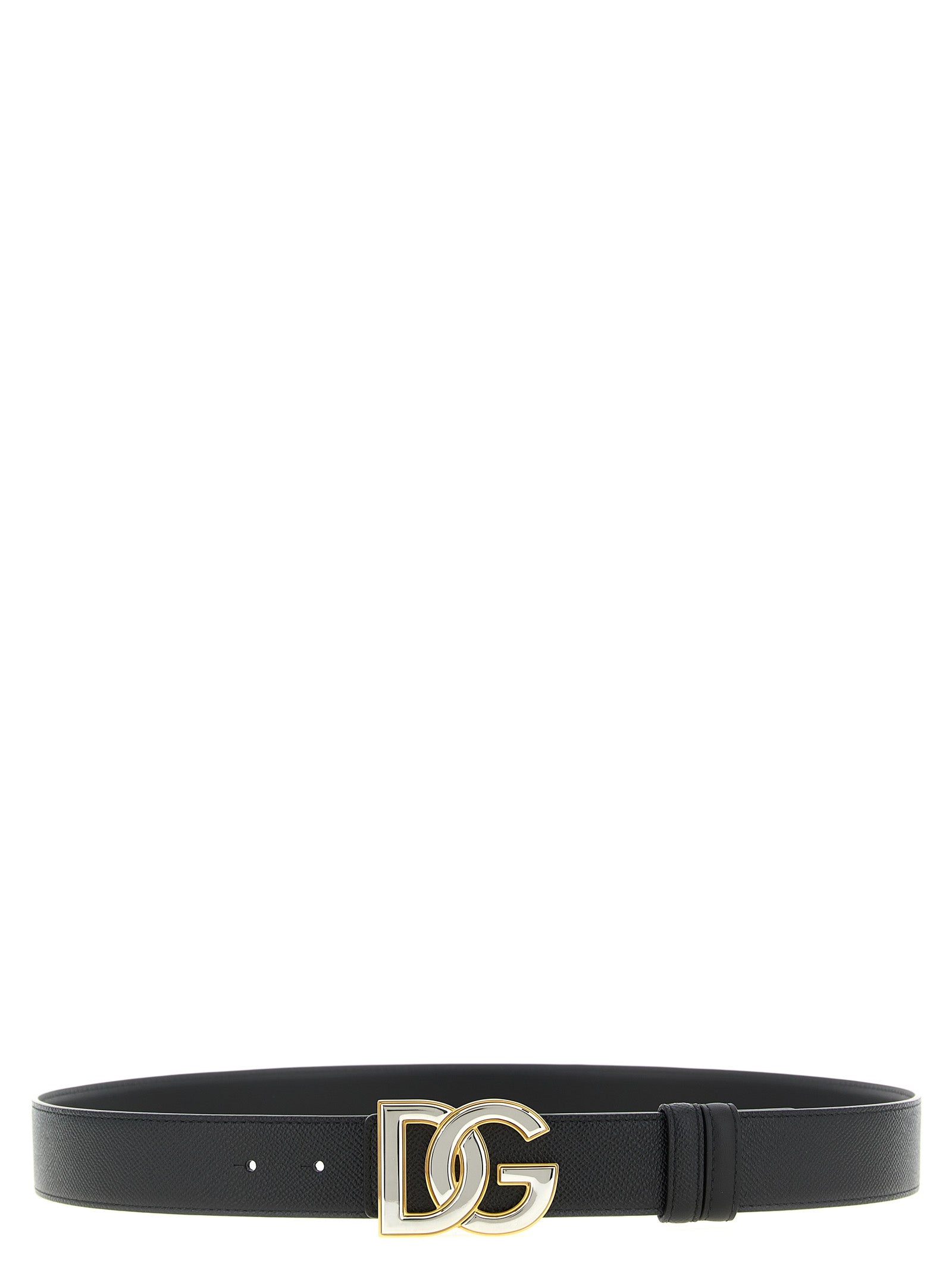 Dolce & Gabbana Men Reversible ‘Dg’ Cross Belt DOLCE & GABBANA