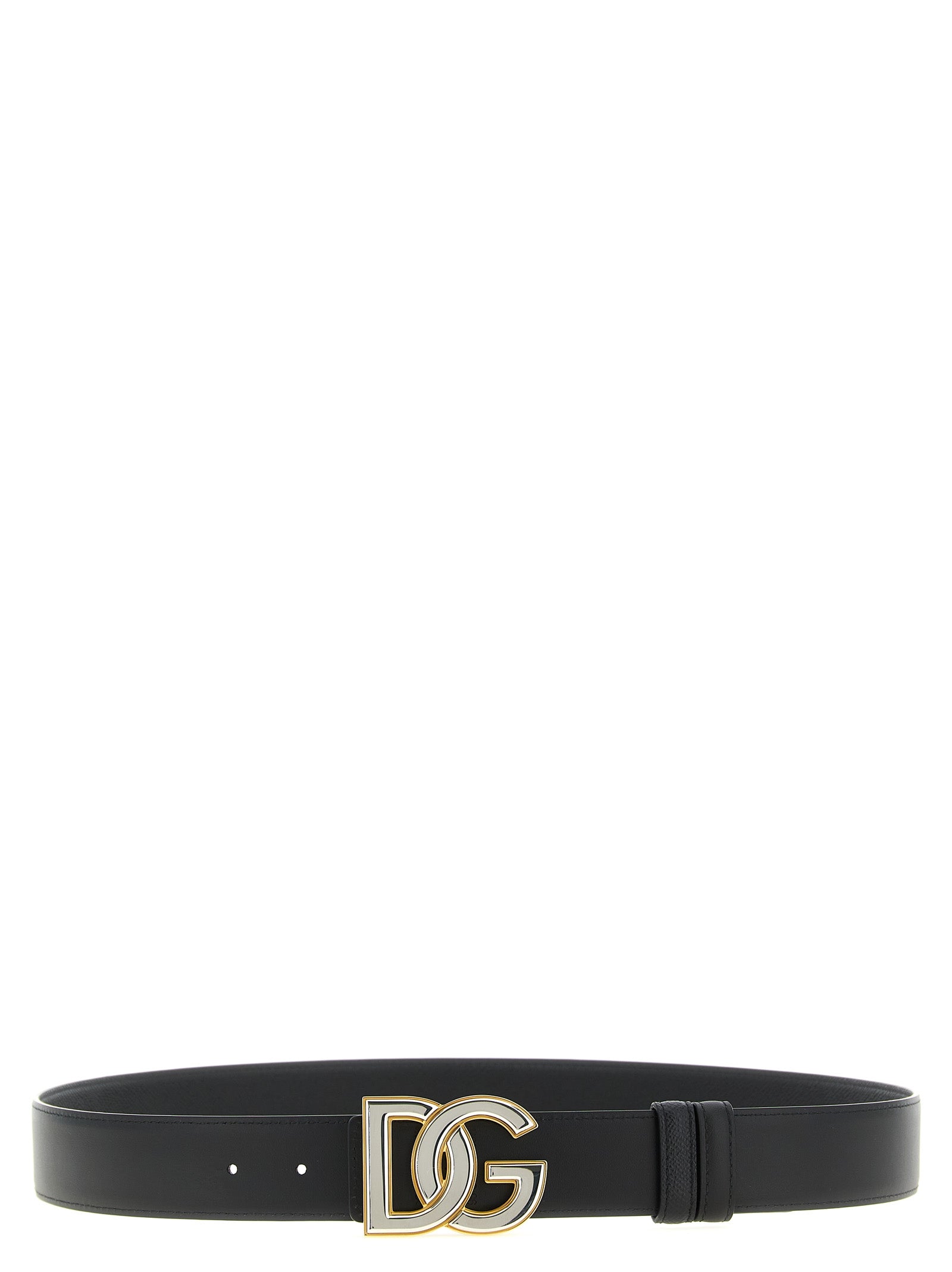 Dolce & Gabbana Men Reversible ‘Dg’ Cross Belt DOLCE & GABBANA
