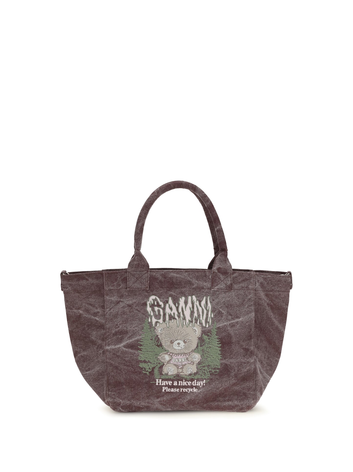Ganni Women Small Teddy Tote Bag GANNI