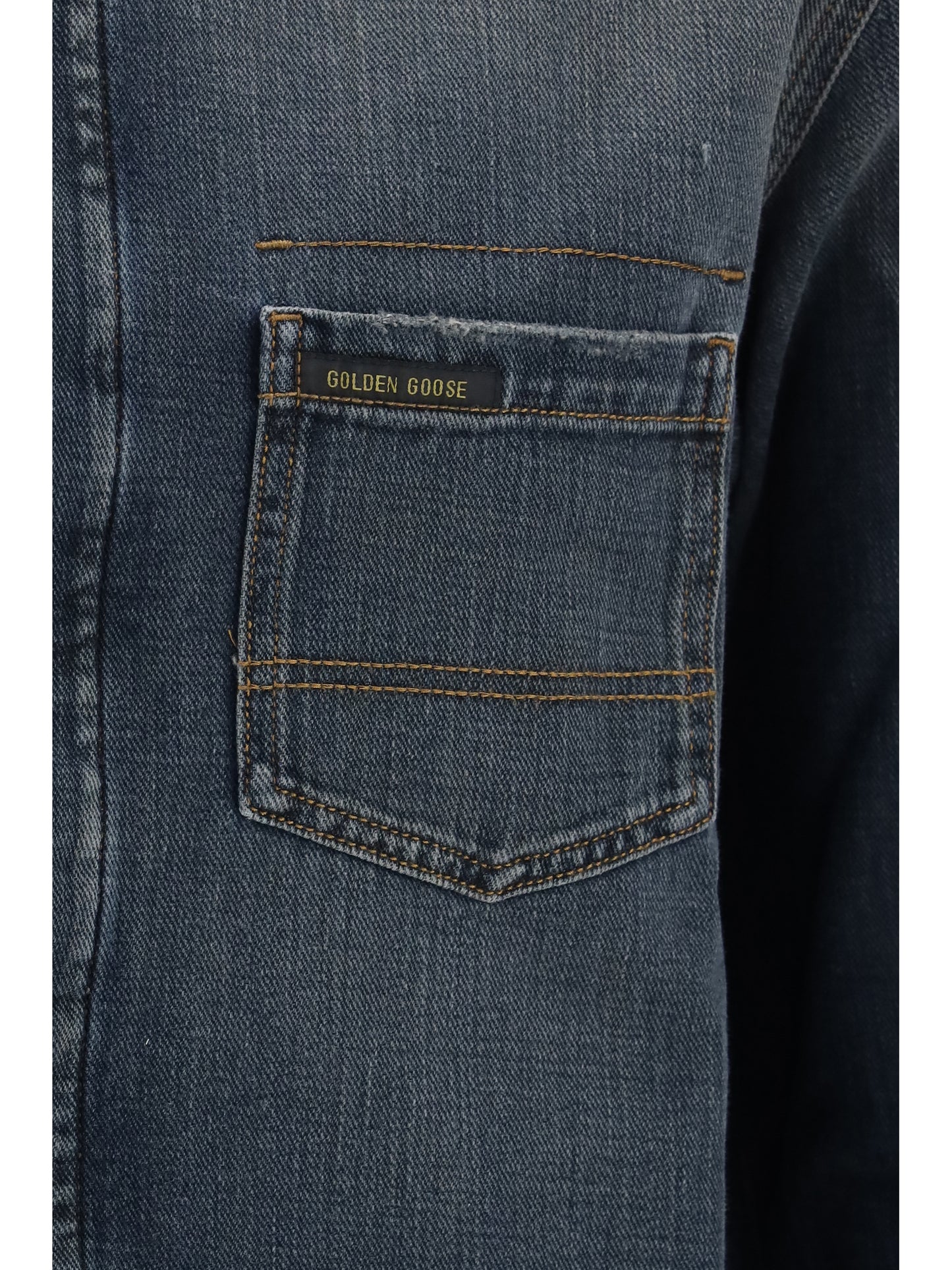 Golden Goose Men Journey Denim Shirt GOLDEN GOOSE