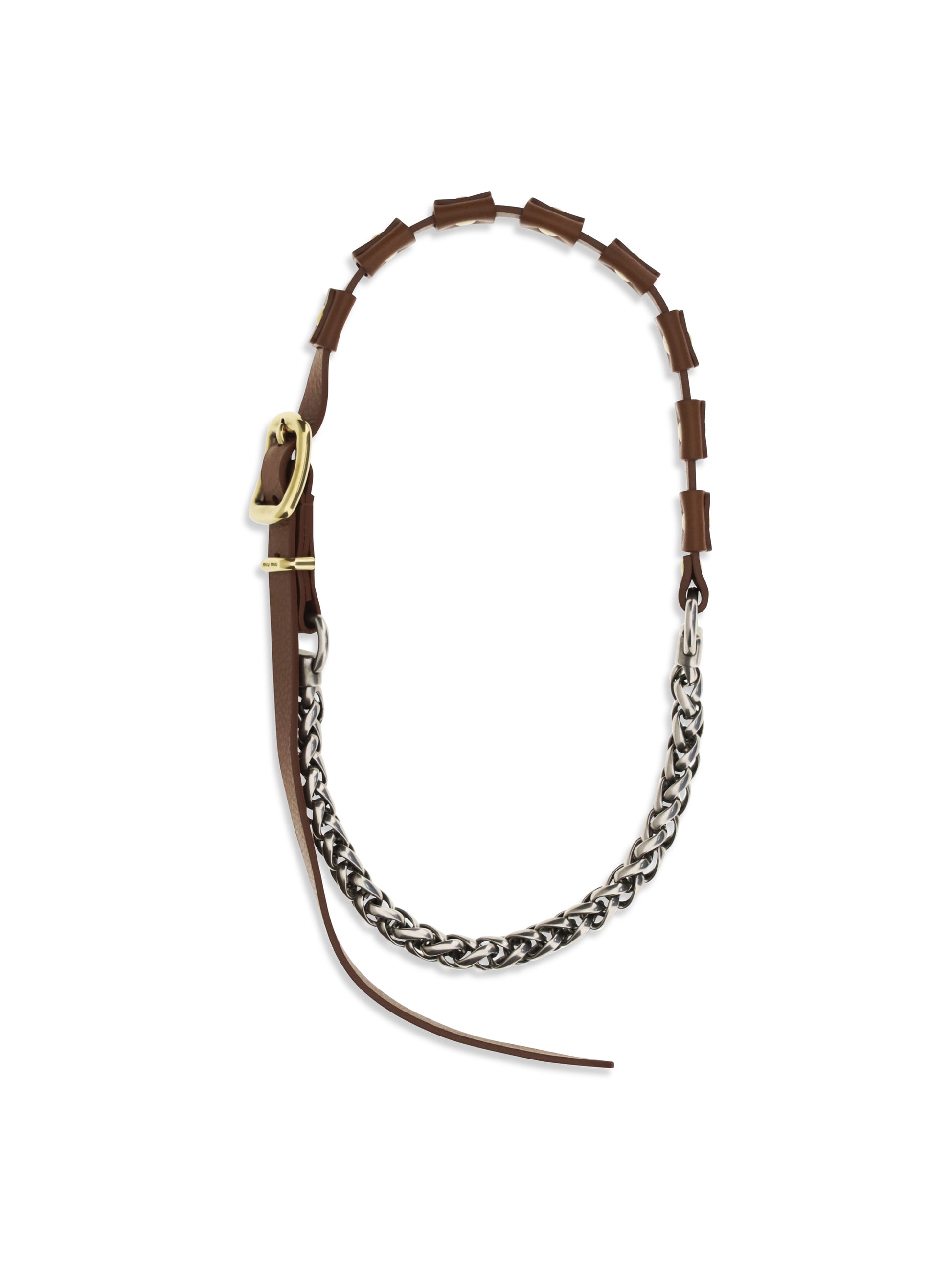 Miu Miu Women Leather Necklace MIU MIU