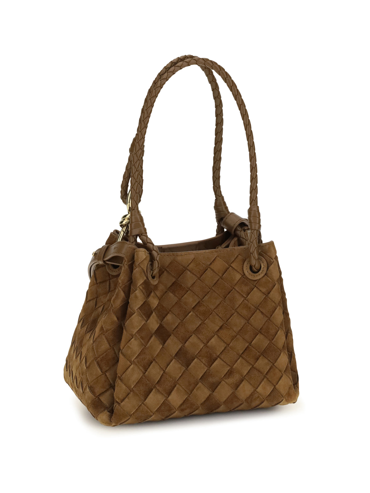 Bottega Veneta Women Parachute Small Suede Handbag BOTTEGA VENETA