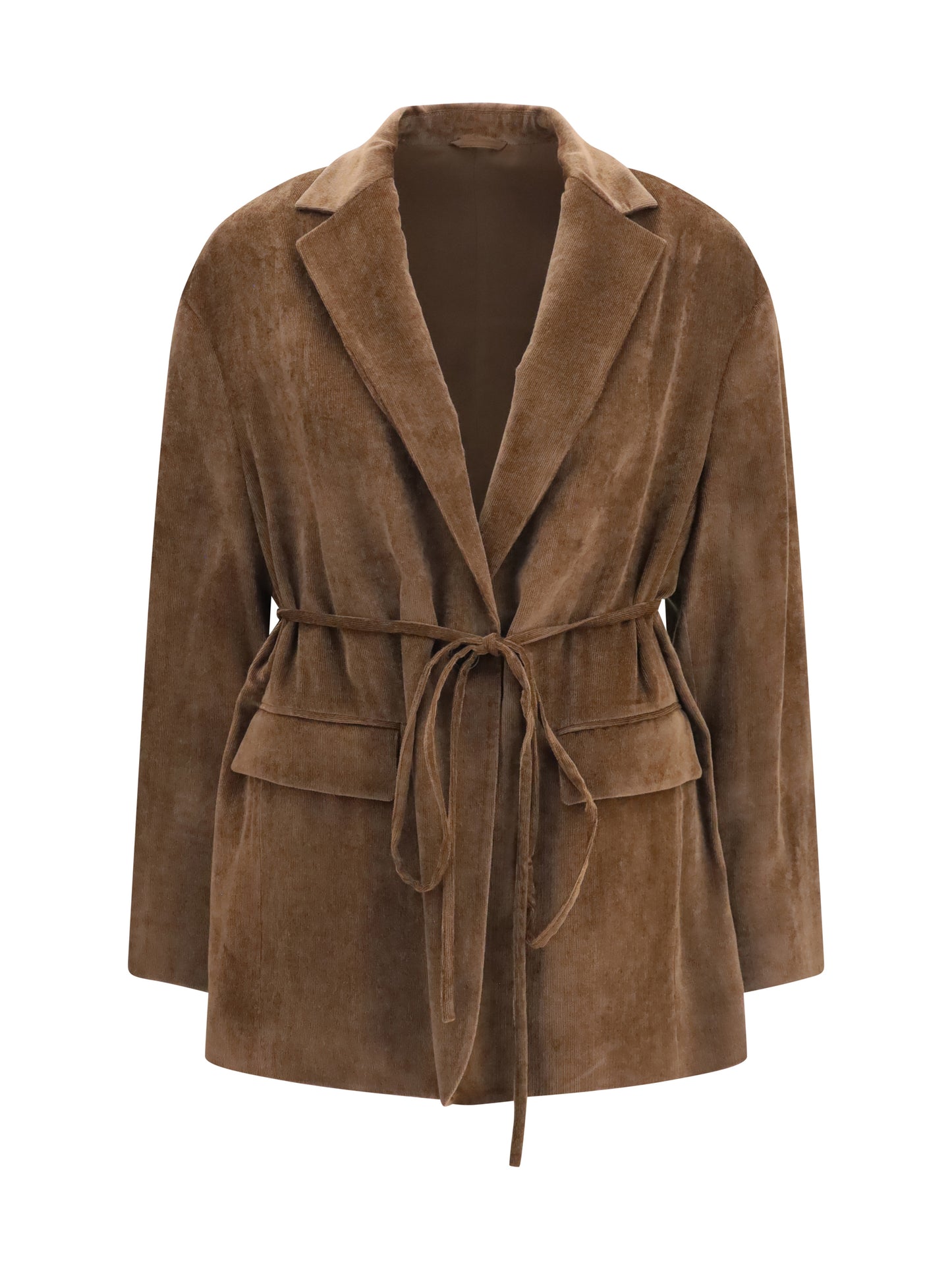 Brunello Cucinelli Women Cashmere-Blend Jacket With Drawstrings BRUNELLO CUCINELLI
