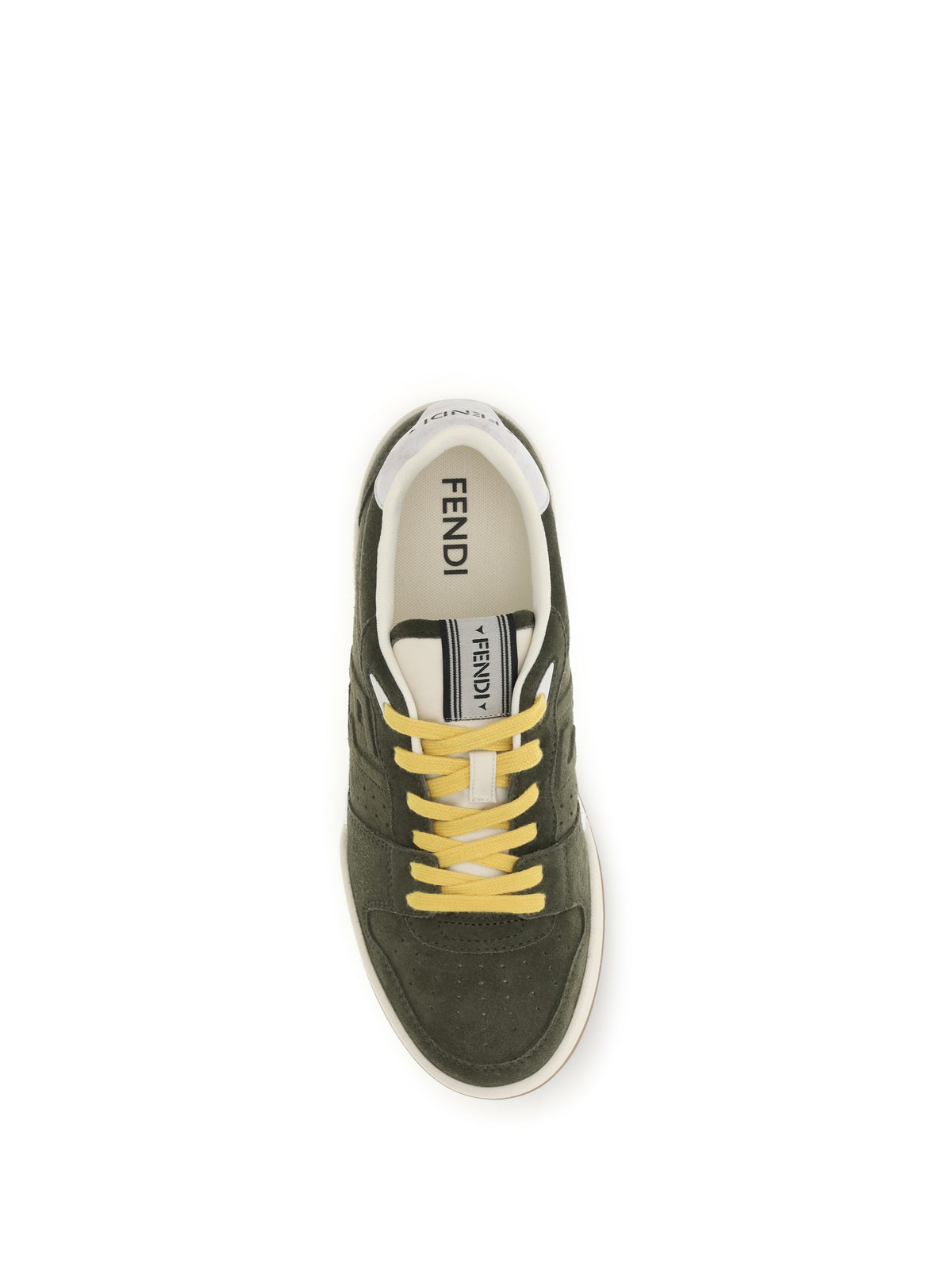 Fendi Men Match Suede Sneakers FENDI