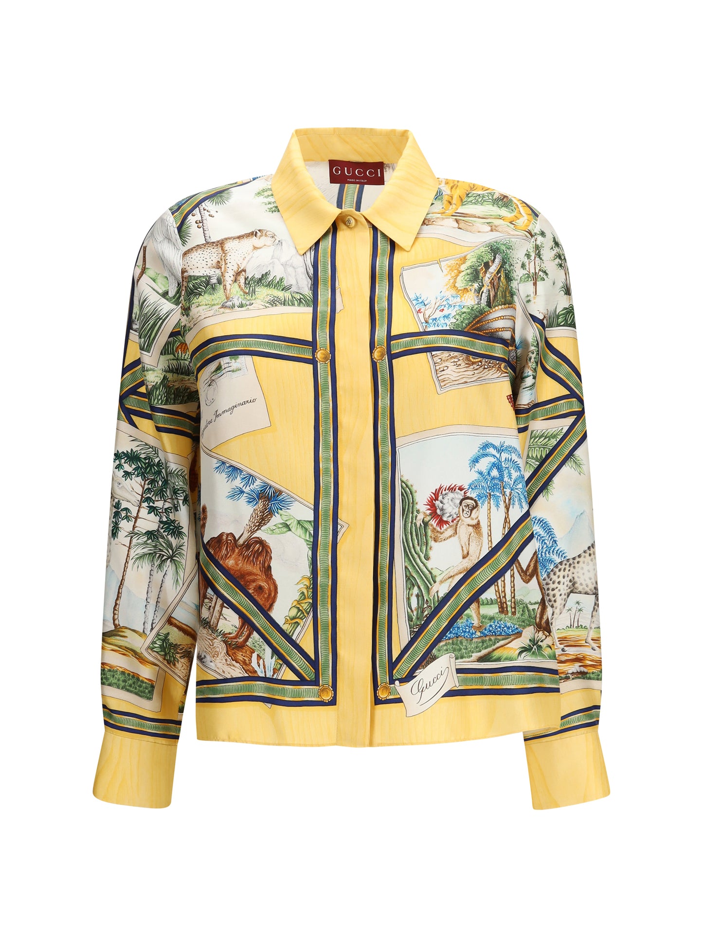 Gucci Women Silk Twill Shirt GUCCI