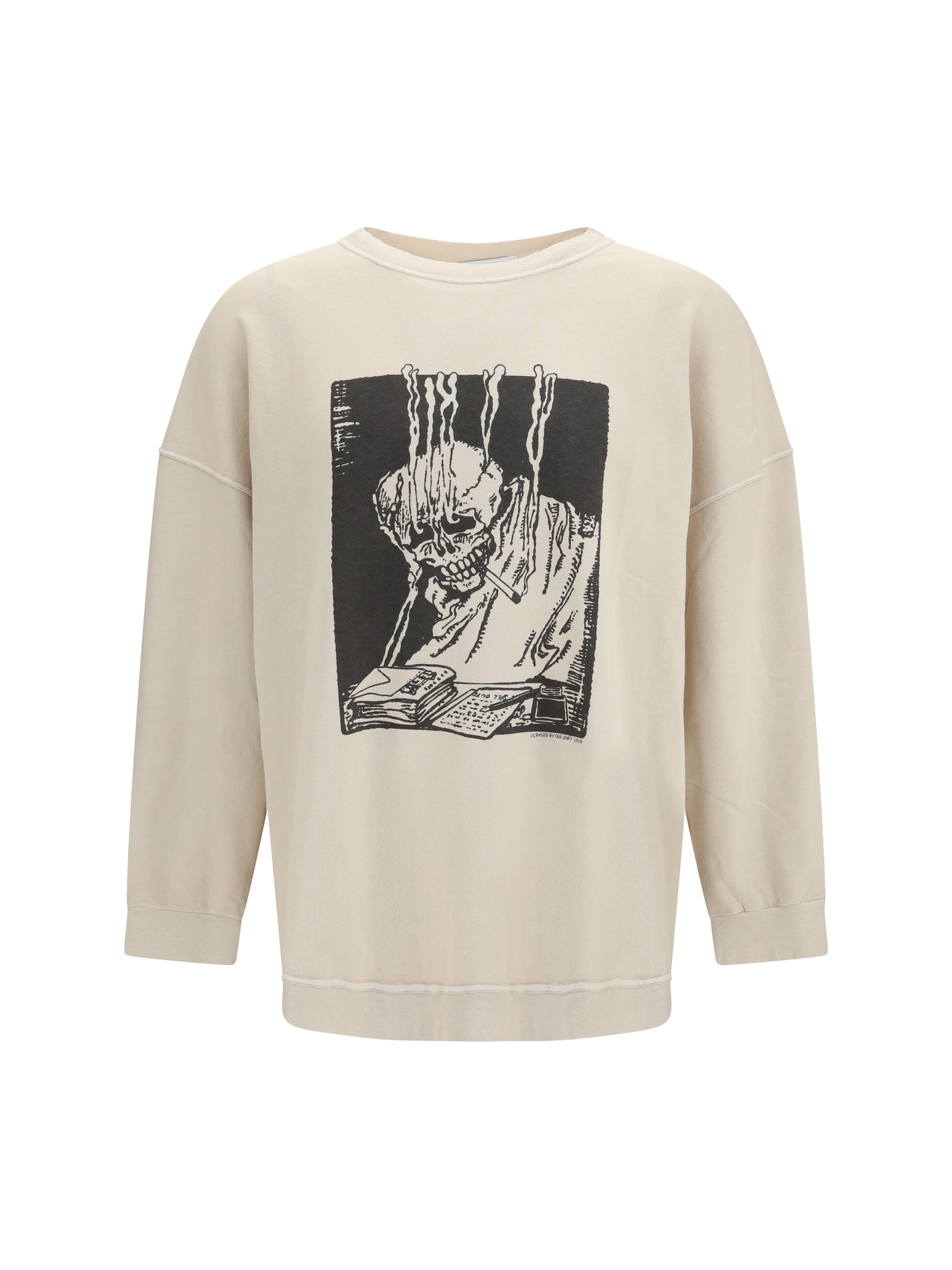 Our Legacy Men Angry Fan Mail Oversized Graphic Sweatshirt OUR LEGACY