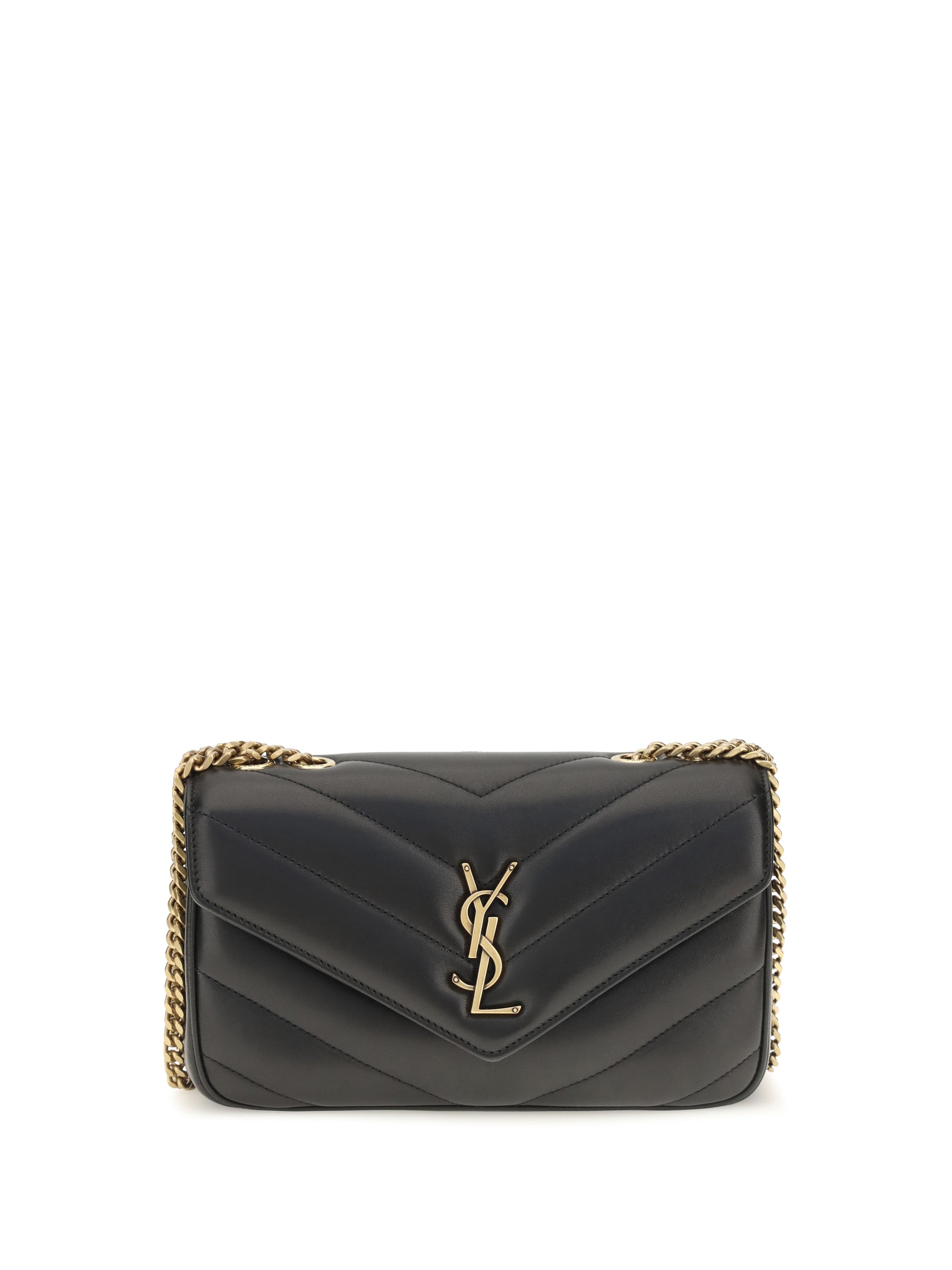 Saint Laurent Women Loulou Leather Crossbody Bag SAINT LAURENT