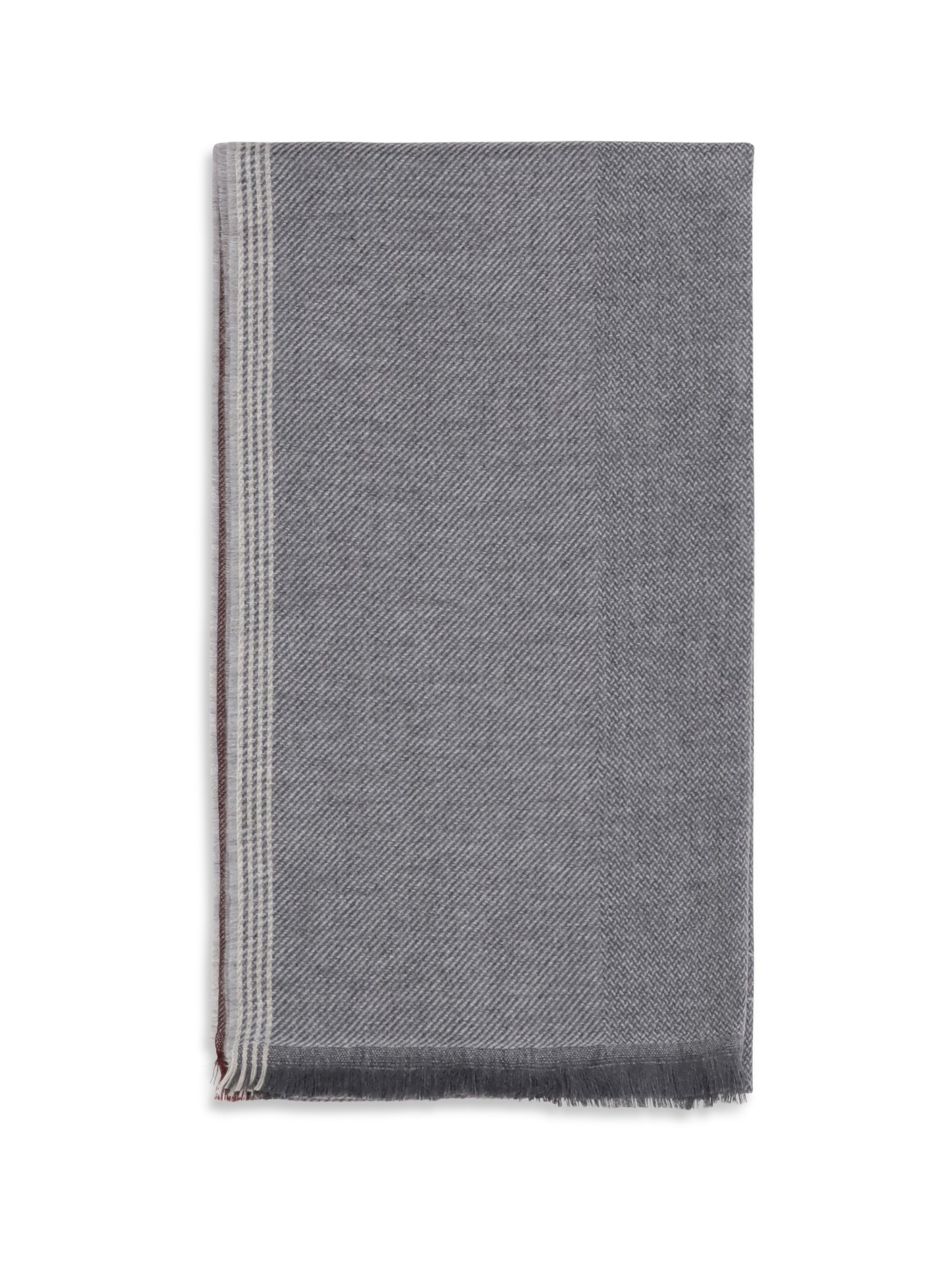 Brunello Cucinelli Men Cashmere Scarf BRUNELLO CUCINELLI