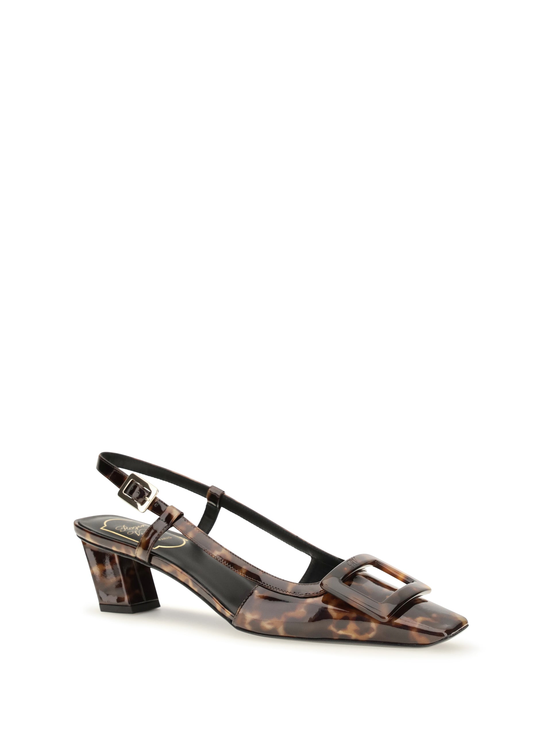 Roger Vivier Women Tortoiseshell Belle Vivier Slingback Pumps ROGER VIVIER