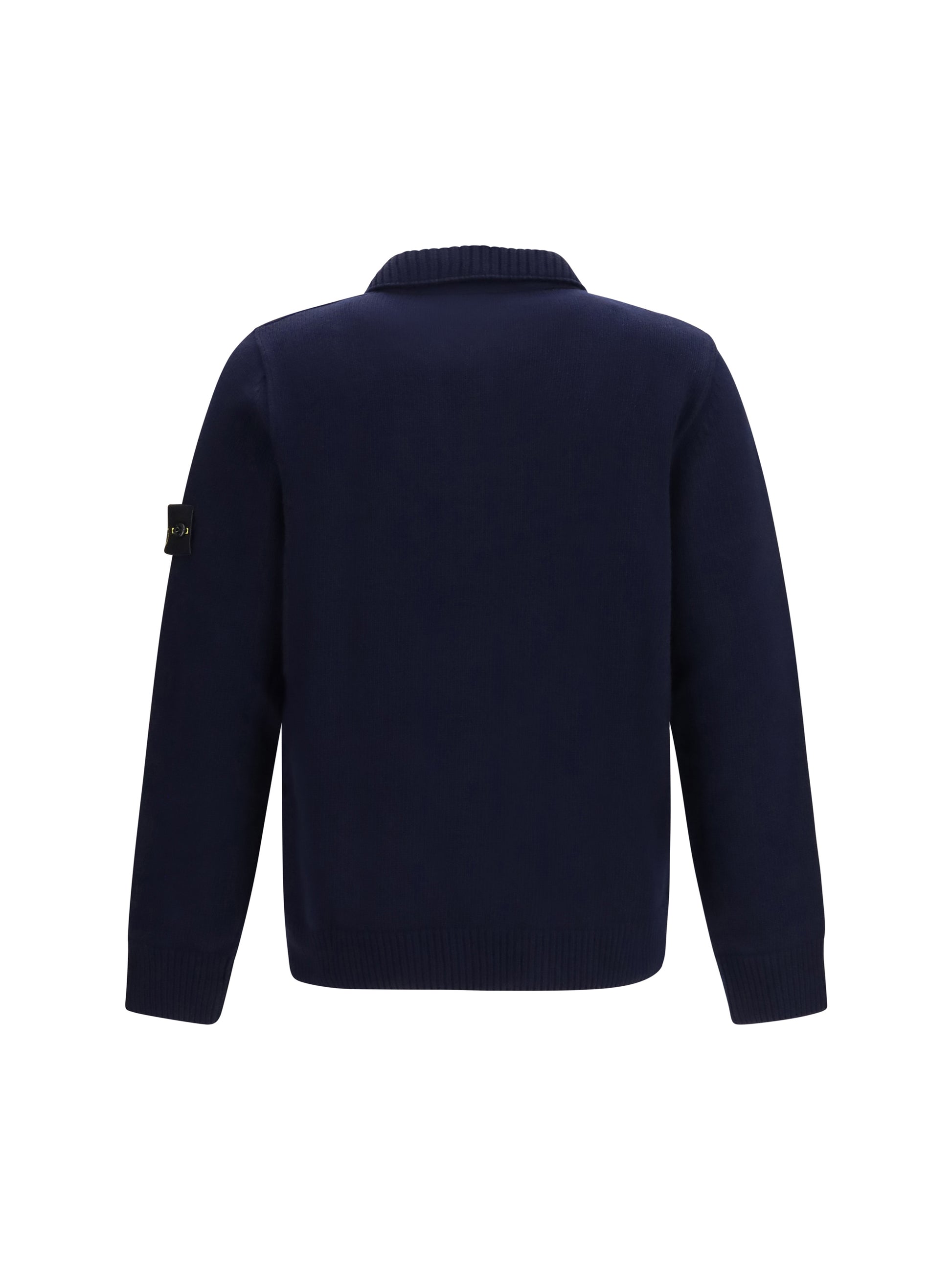 Stone Island Men Crewneck Sweater With Logo Patch STONE ISLAND